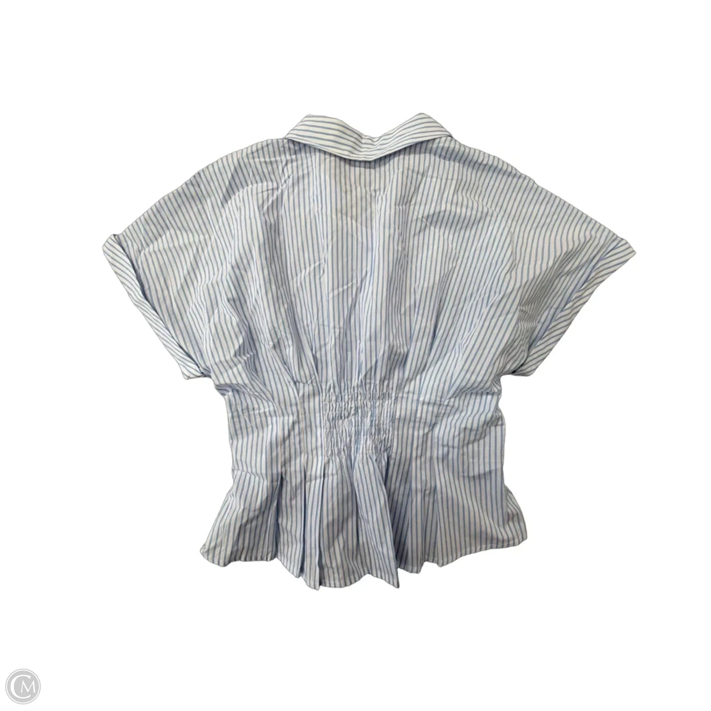 Top Short Sleeve By Cece In Striped Pattern, Size: S