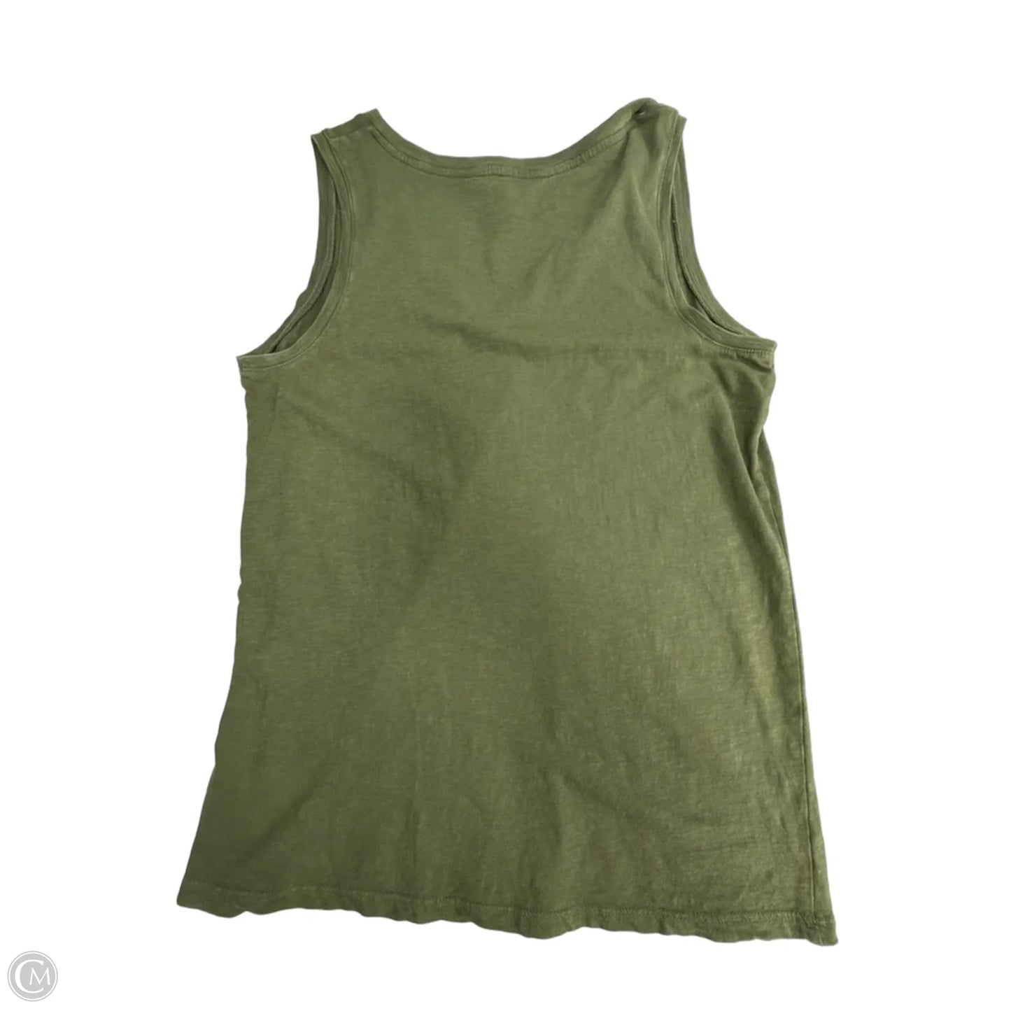 Top Sleeveless By Time And Tru In Green, Size: M
