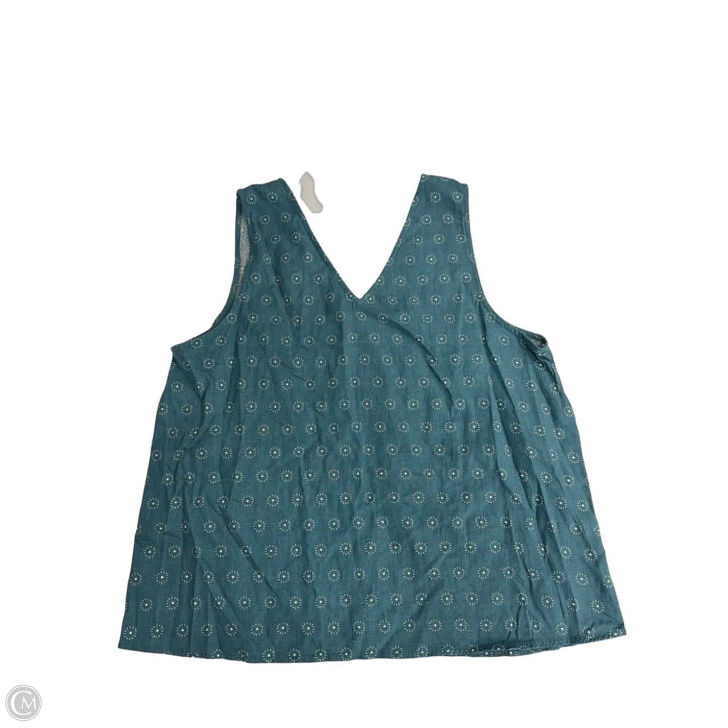 Top Sleeveless By Market & Spruce In Blue, Size: L