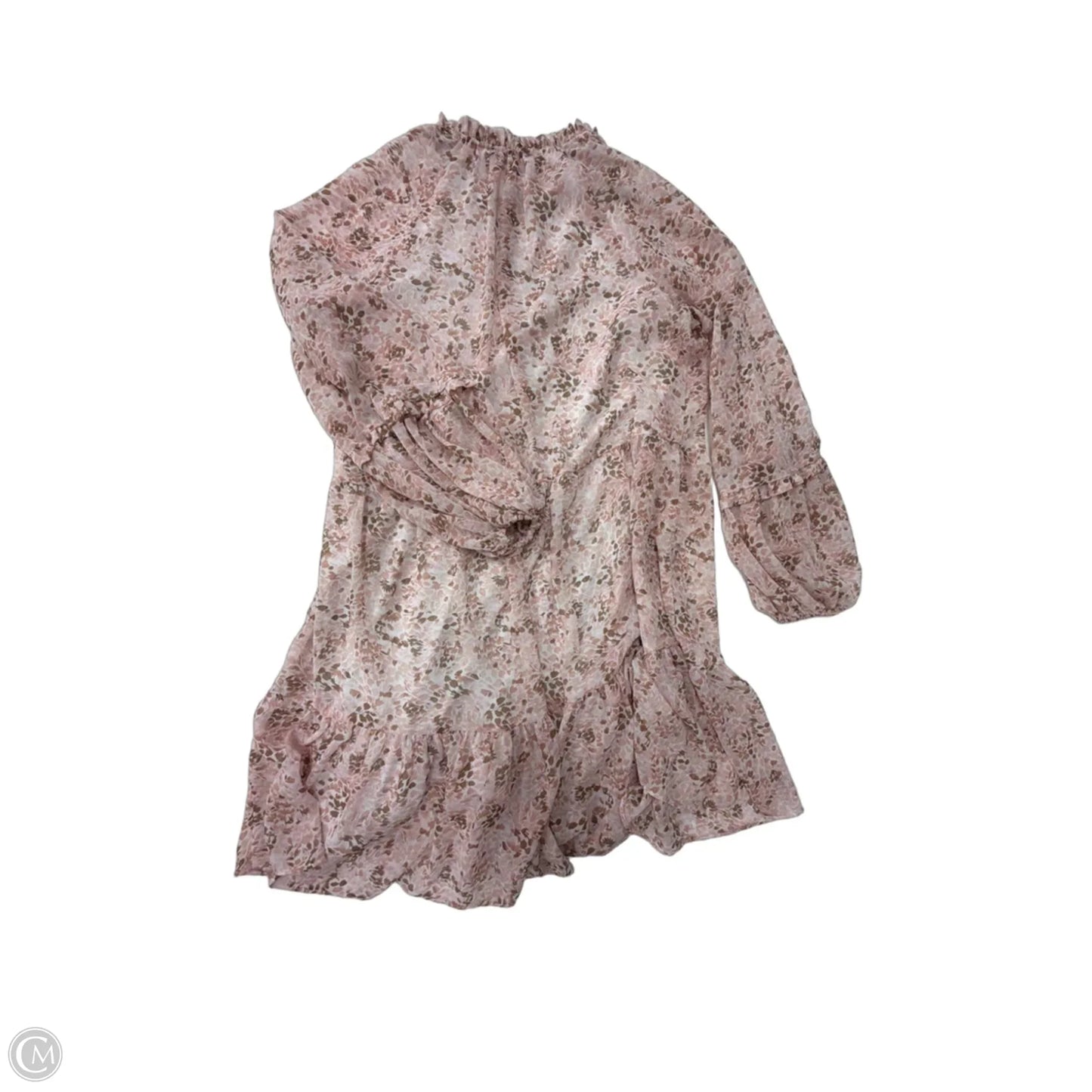 Dress Casual Short By Express In Pink, Size: S
