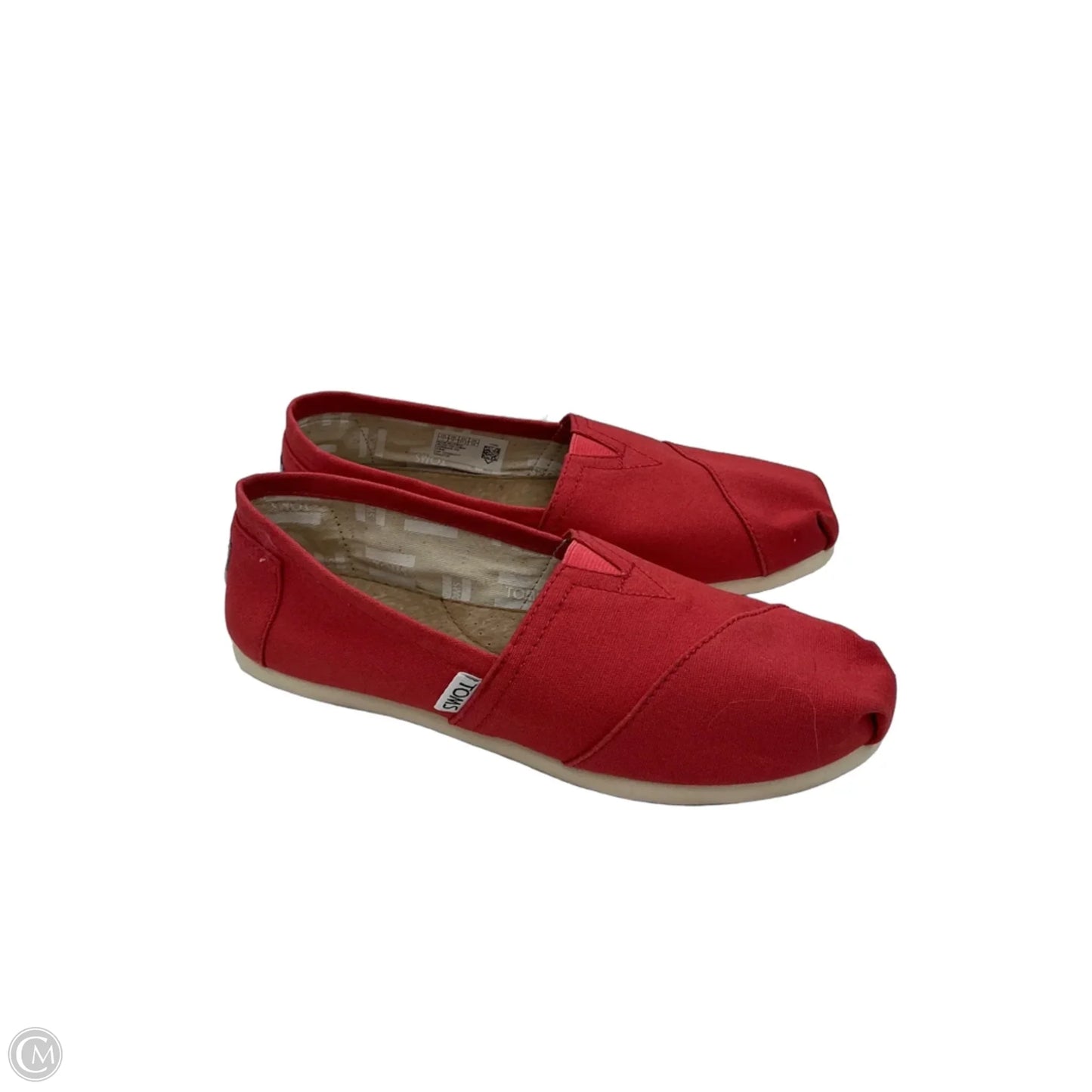 Shoes Flats By Toms In Coral, Size: 7