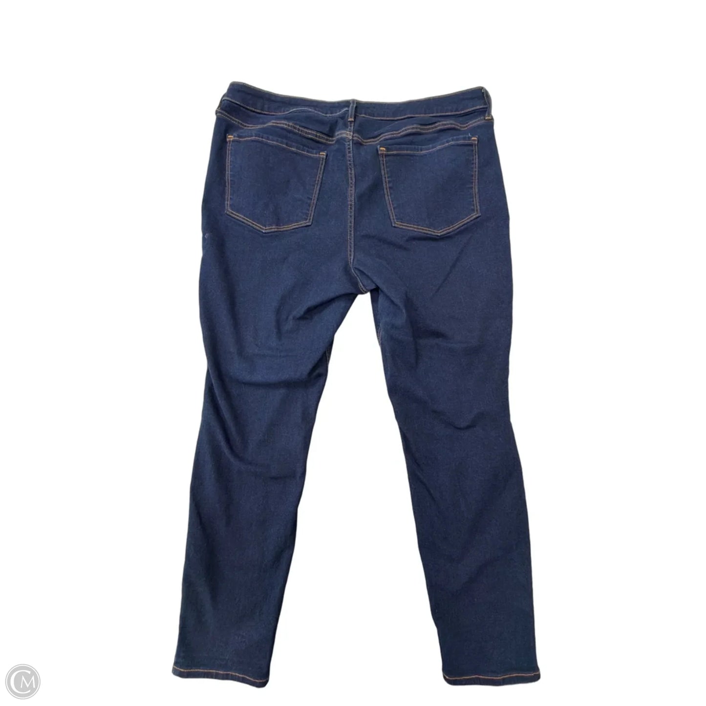 Jeans Skinny By Old Navy In Blue Denim, Size: 18