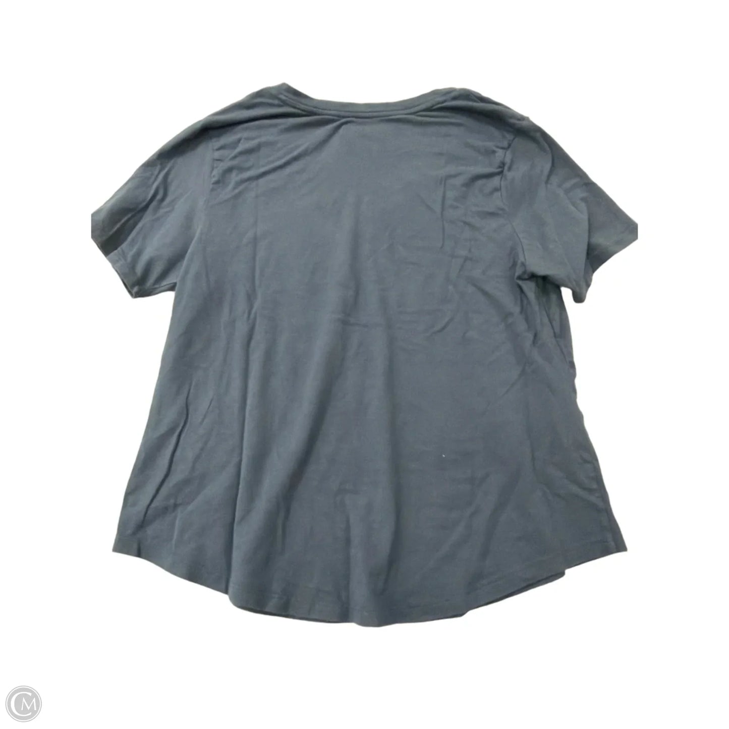 Top Short Sleeve By Terra & Sky In Navy, Size: Xl