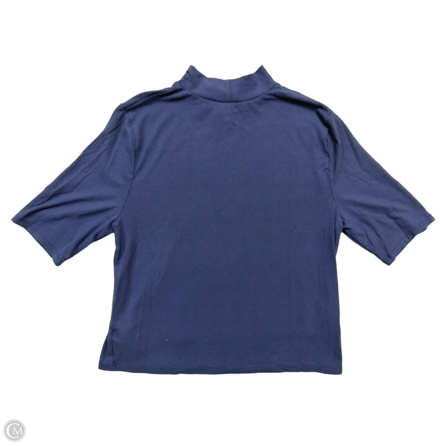 Top Short Sleeve By A New Day In Blue, Size: Xl