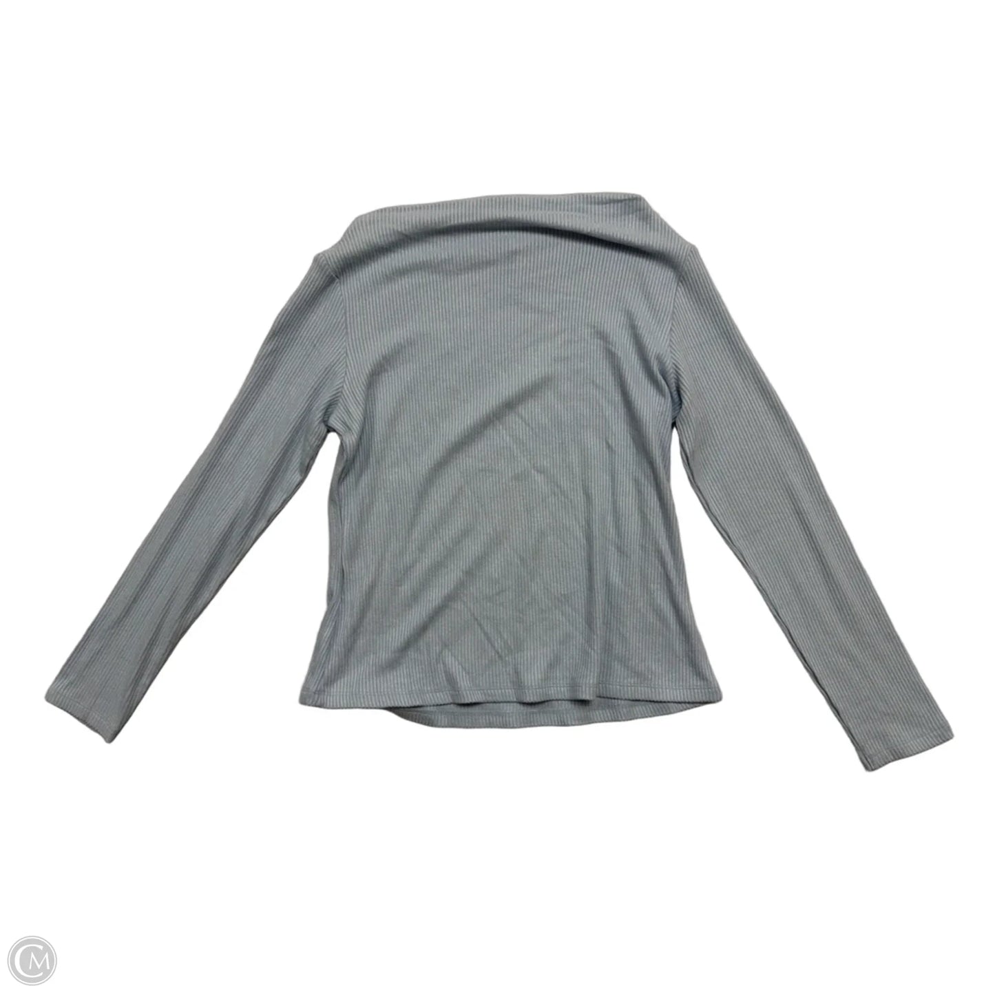 Top Long Sleeve By Banana Republic In Blue, Size: M