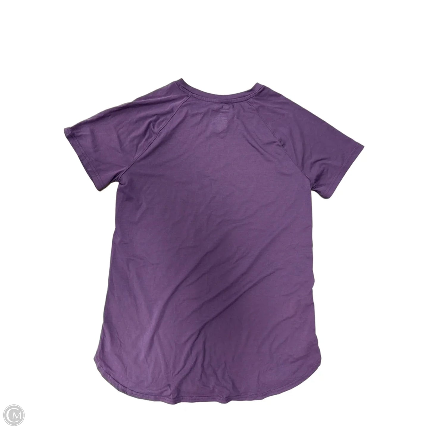 Athletic Top Short Sleeve By Tek Gear In Purple, Size: S