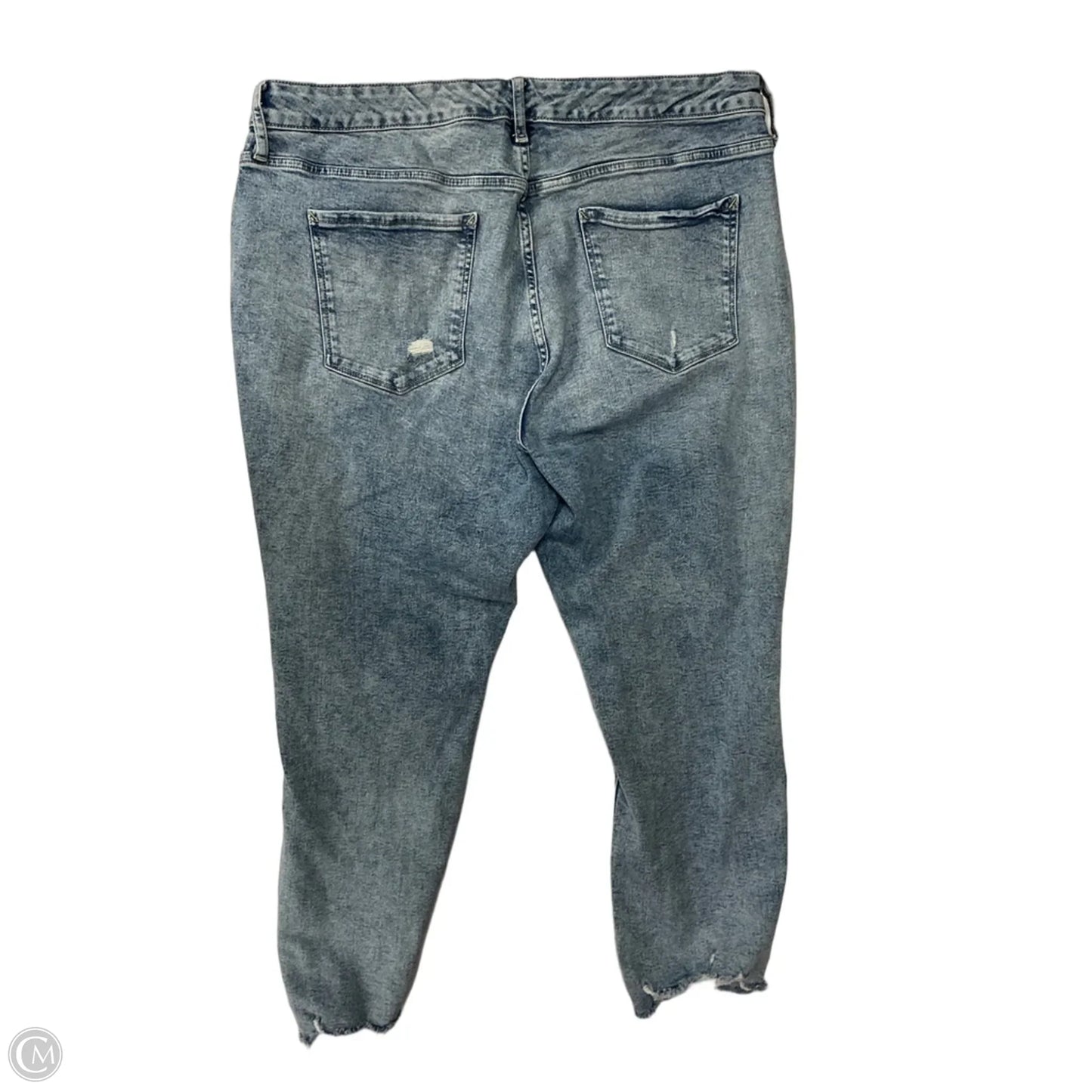 Jeans Straight By Ana In Blue Denim, Size: 20