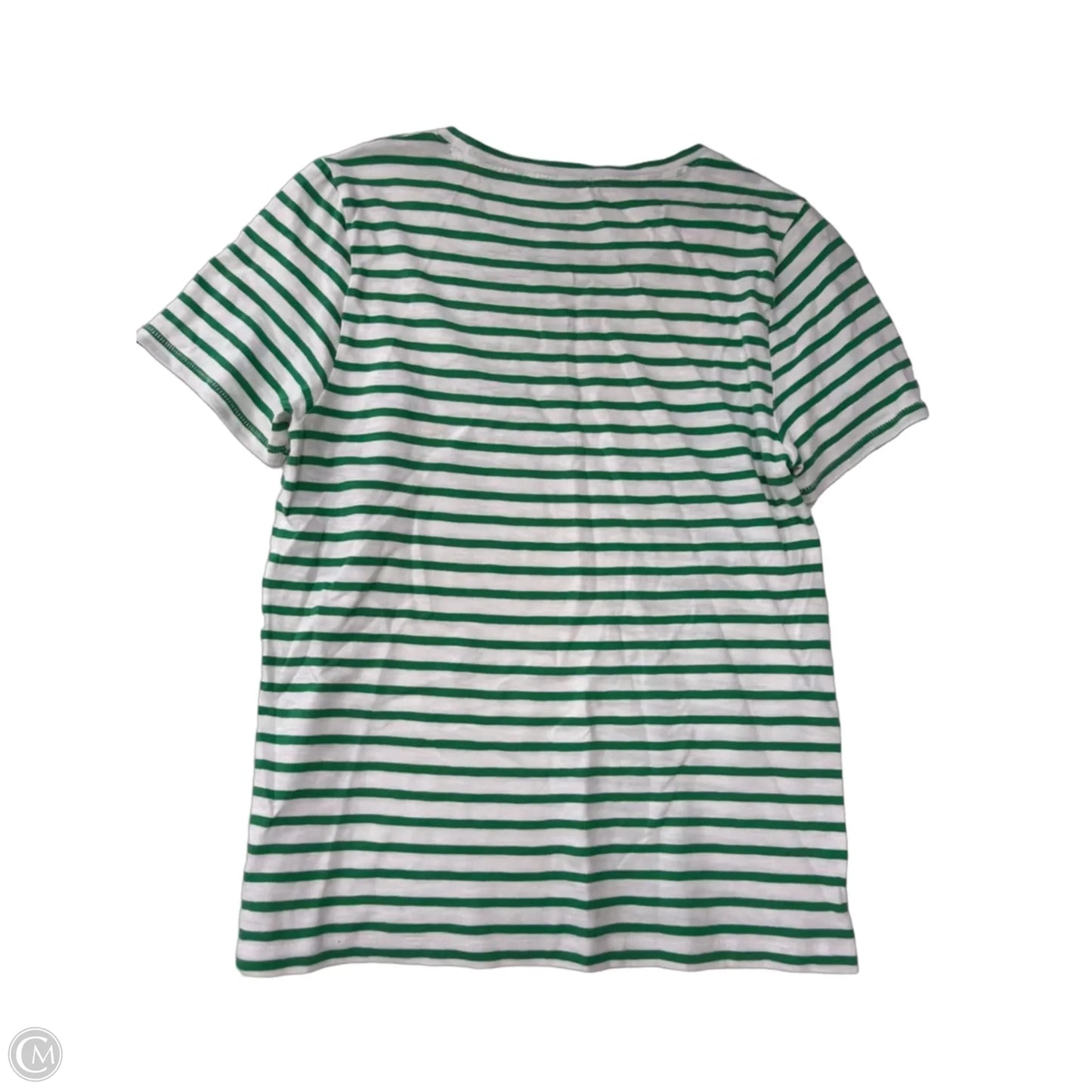 Top Short Sleeve By J. Crew In Striped Pattern, Size: M