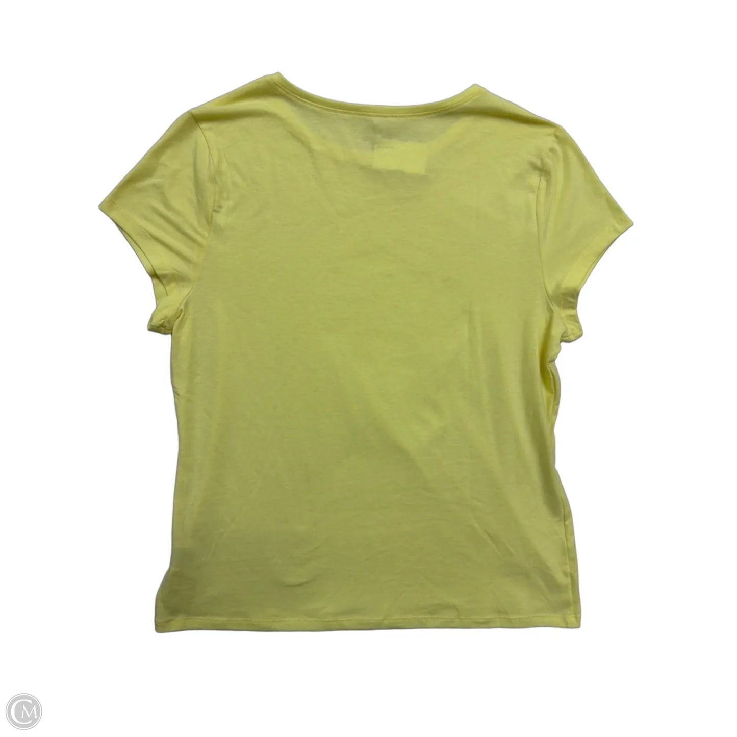 Top Short Sleeve By No Barriers In Yellow, Size: Xl