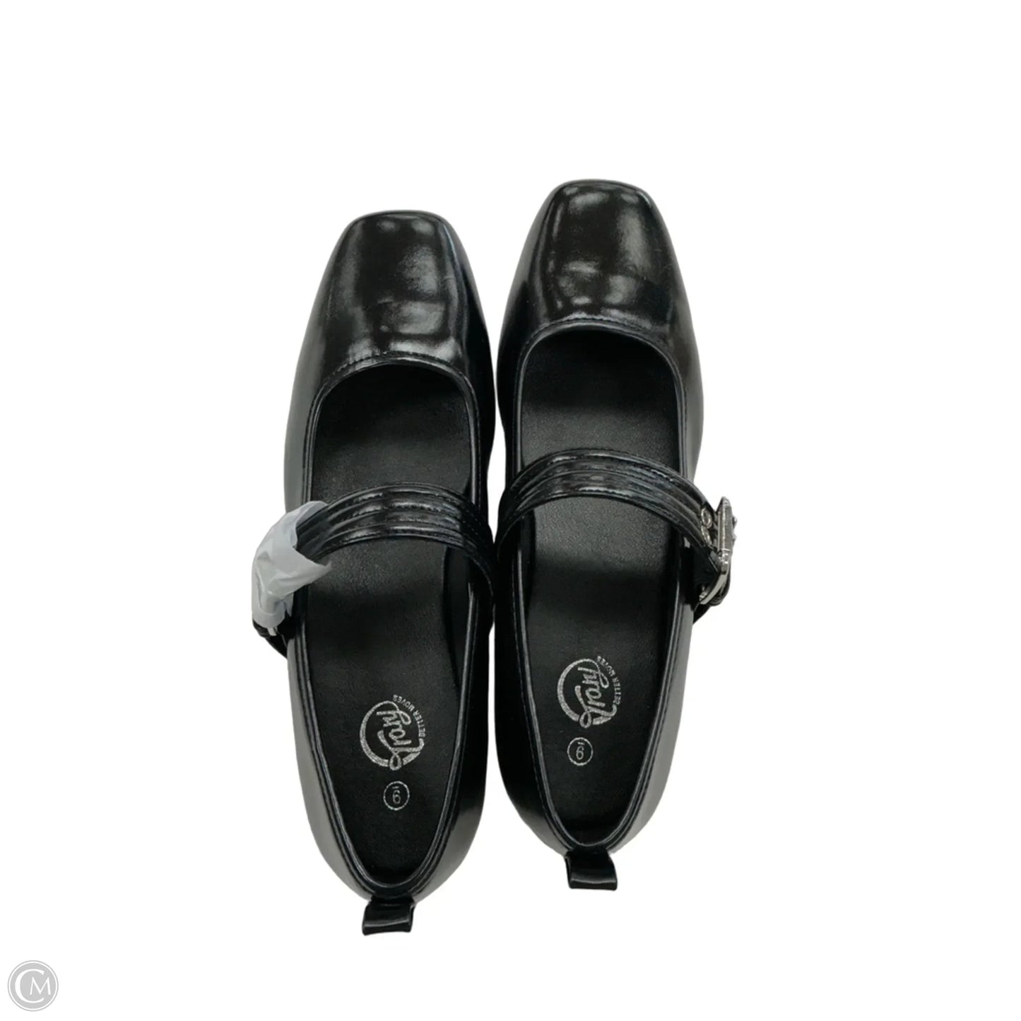 Shoes Flats By Clothes Mentor In Black, Size: 9