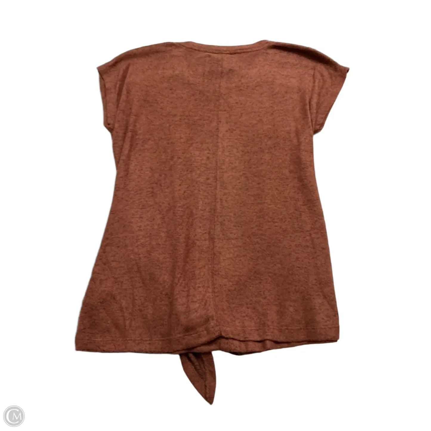 Top Short Sleeve By Bobeau In Red, Size: M