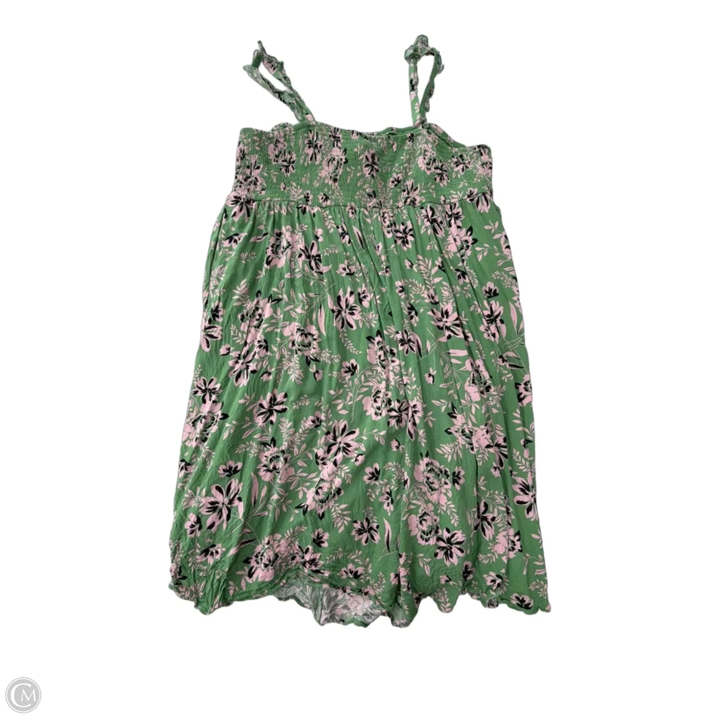 Dress Casual Midi By Torrid In Green & Pink, Size: 4x