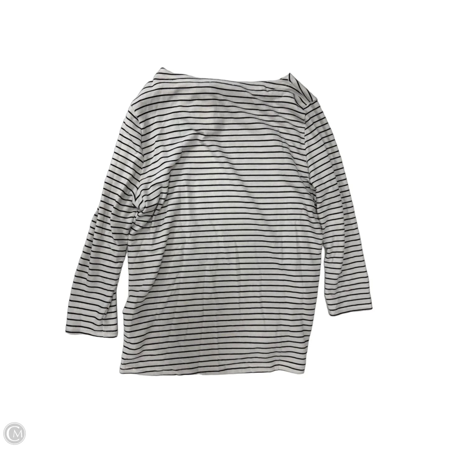 Top Long Sleeve By Pink Clover In Striped Pattern, Size: L