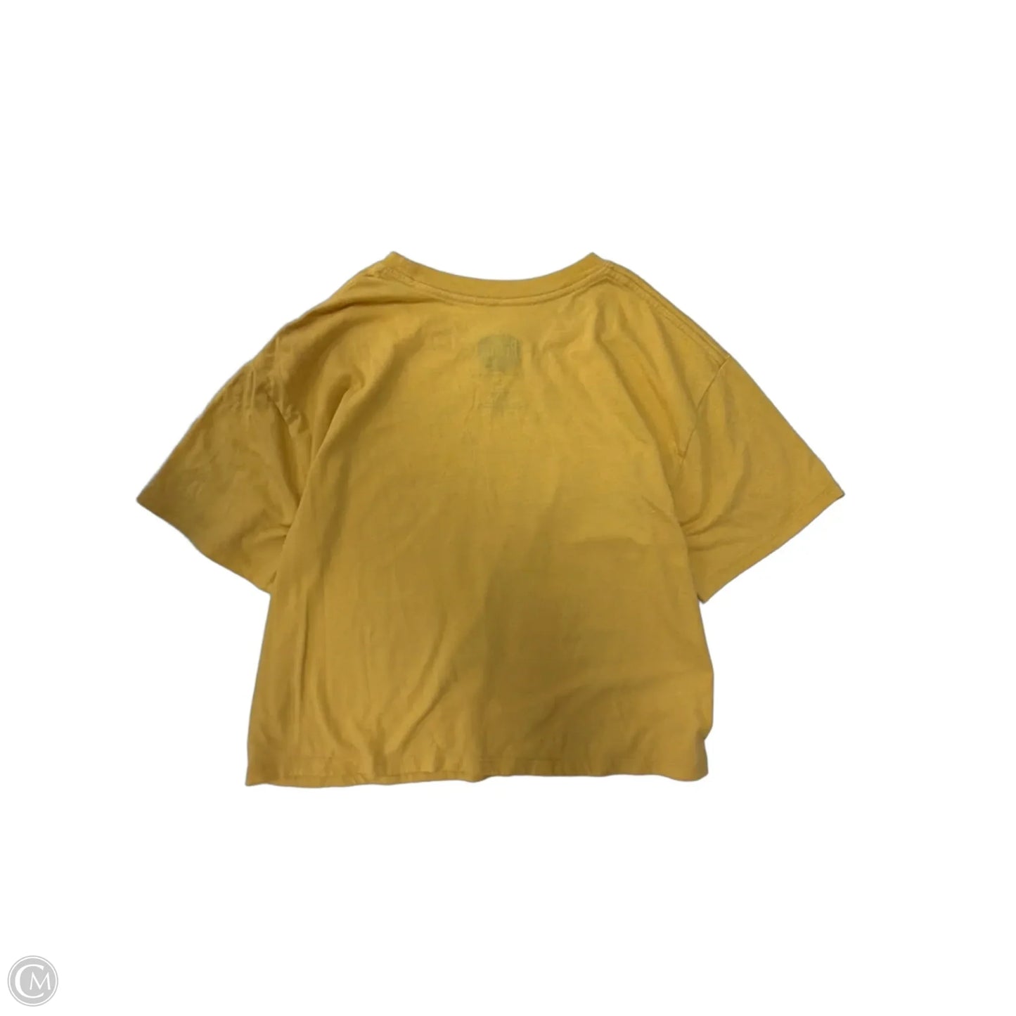 Top Short Sleeve By Clothes Mentor In Yellow, Size: L