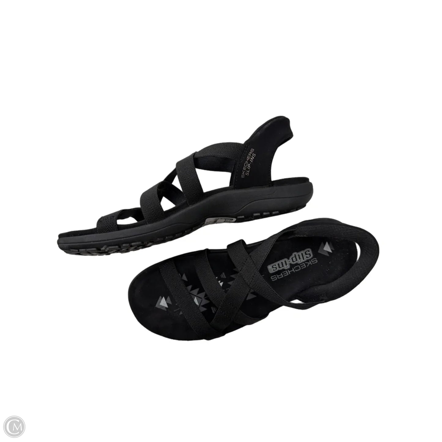 Sandals Flats By Skechers In Black, Size: 7