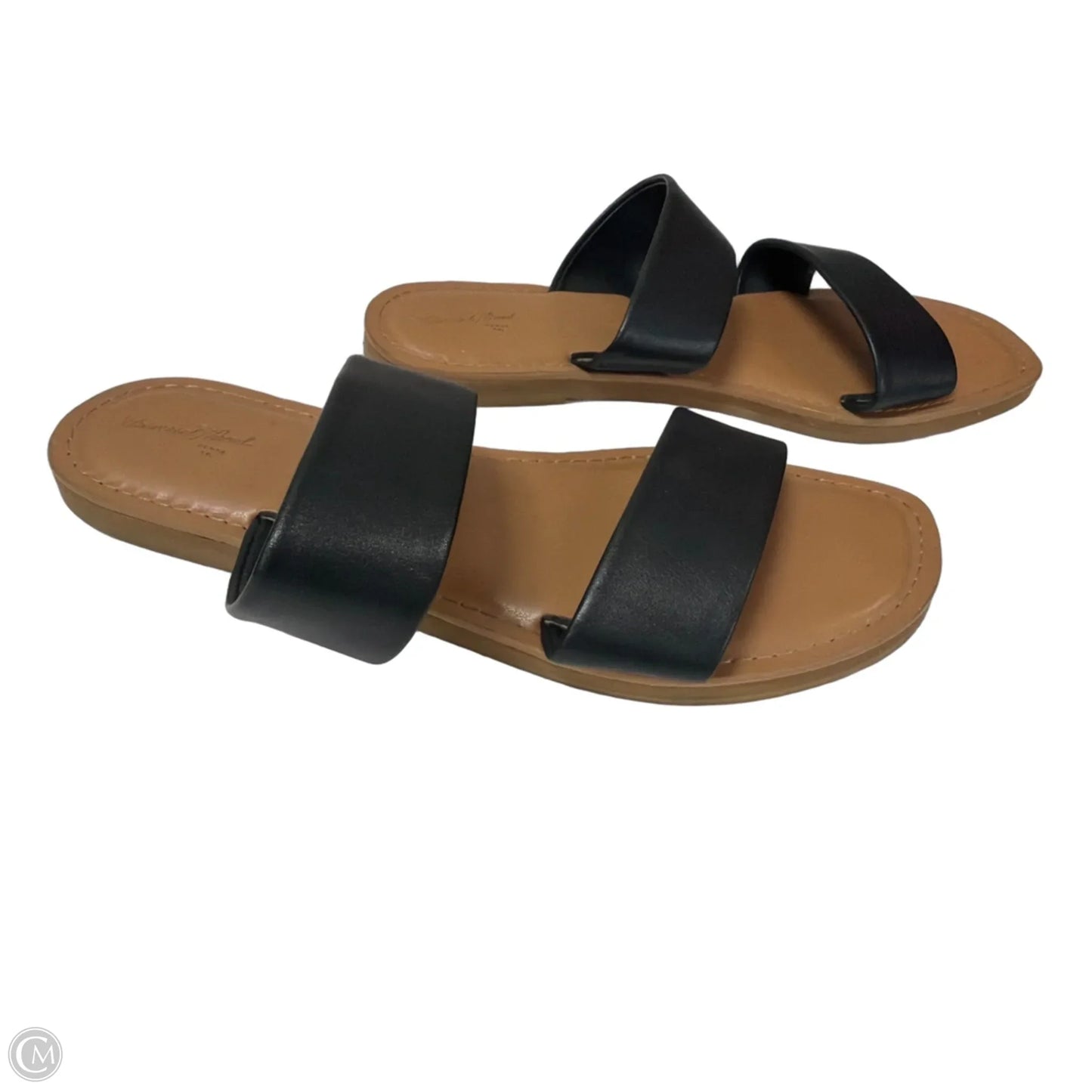 Sandals Flats By Universal Thread In Black, Size: 8.5