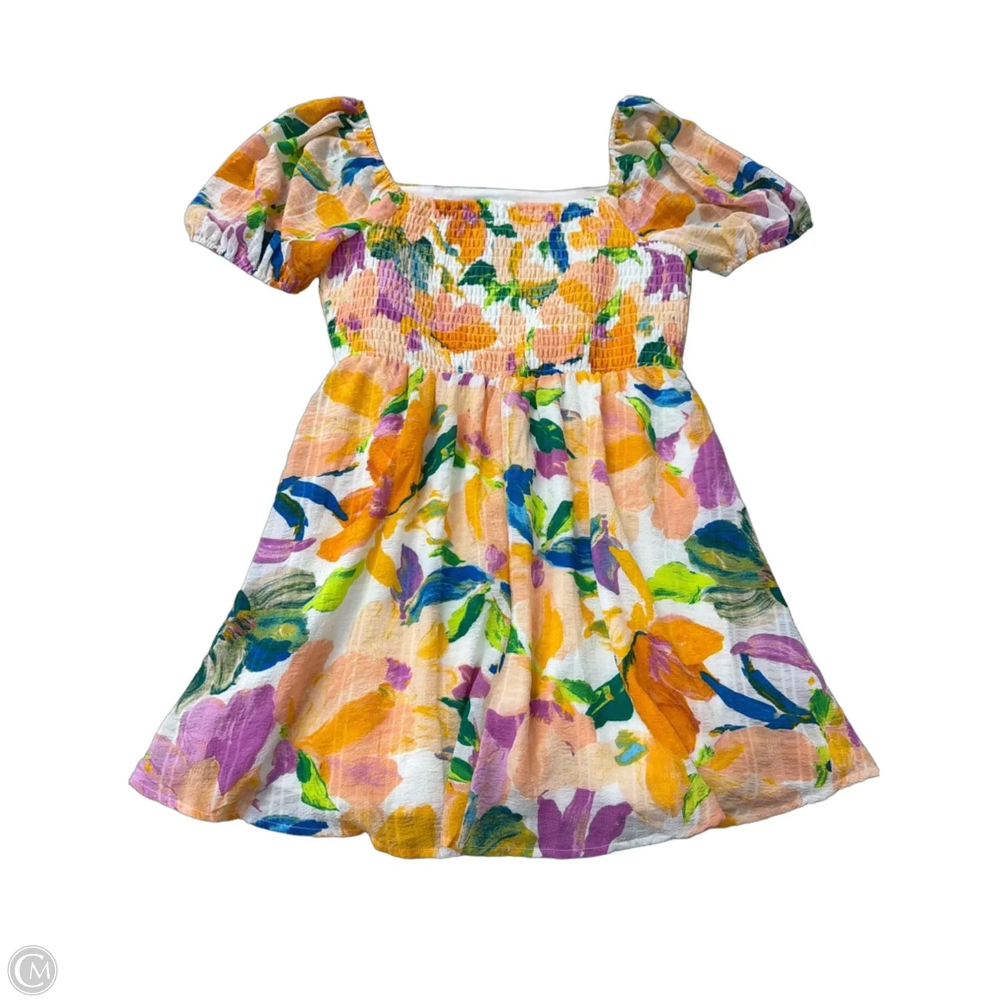 Dress Casual Midi By Lily Rose In Floral Print, Size: 1x