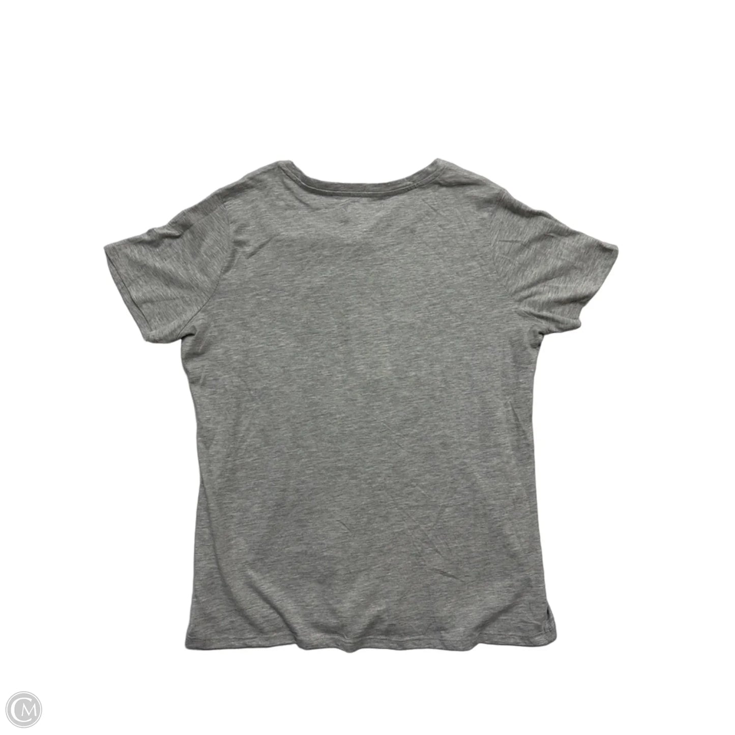 Top Short Sleeve By Stella Parker In Grey, Size: L