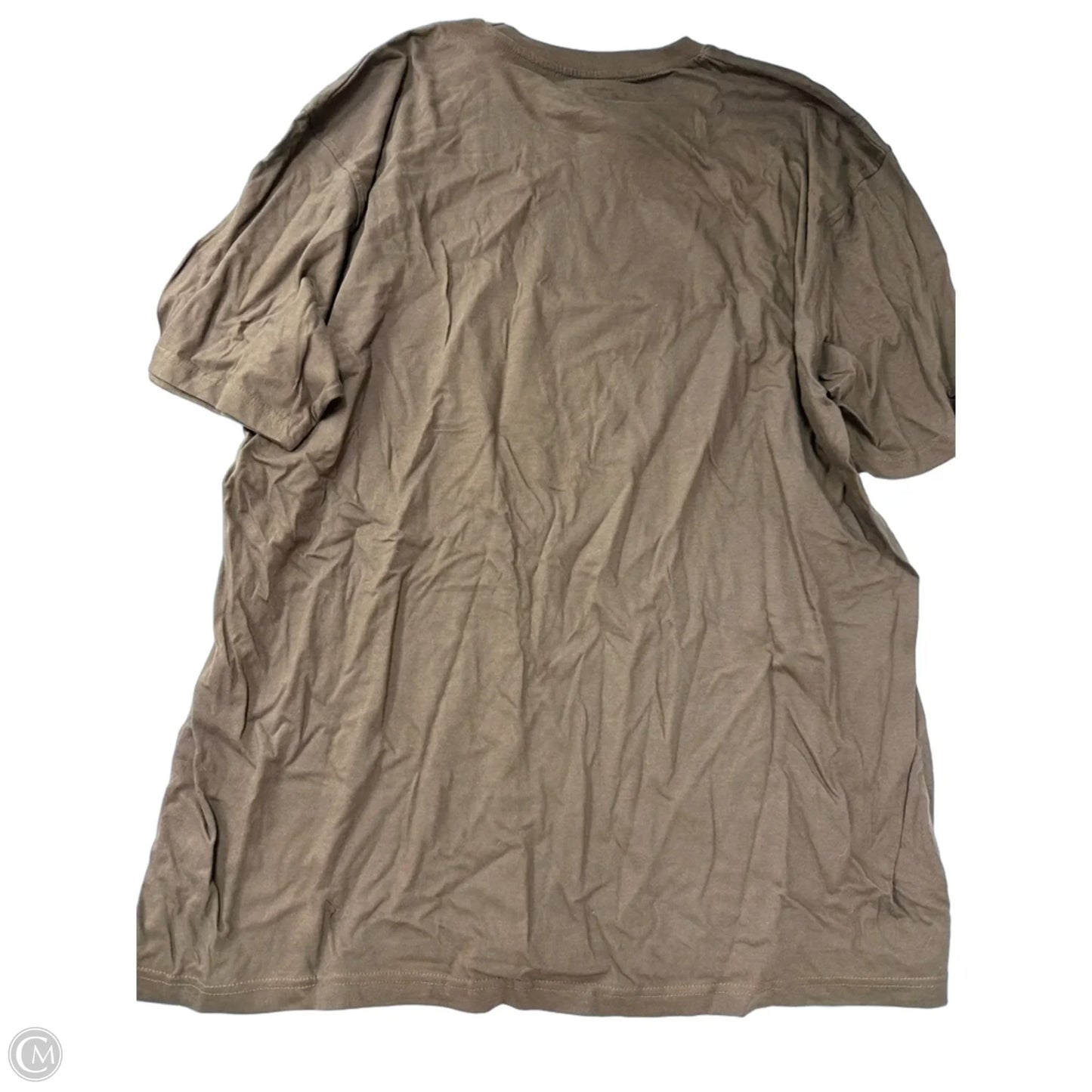 Top Short Sleeve By Fanatics In Brown, Size: 4x