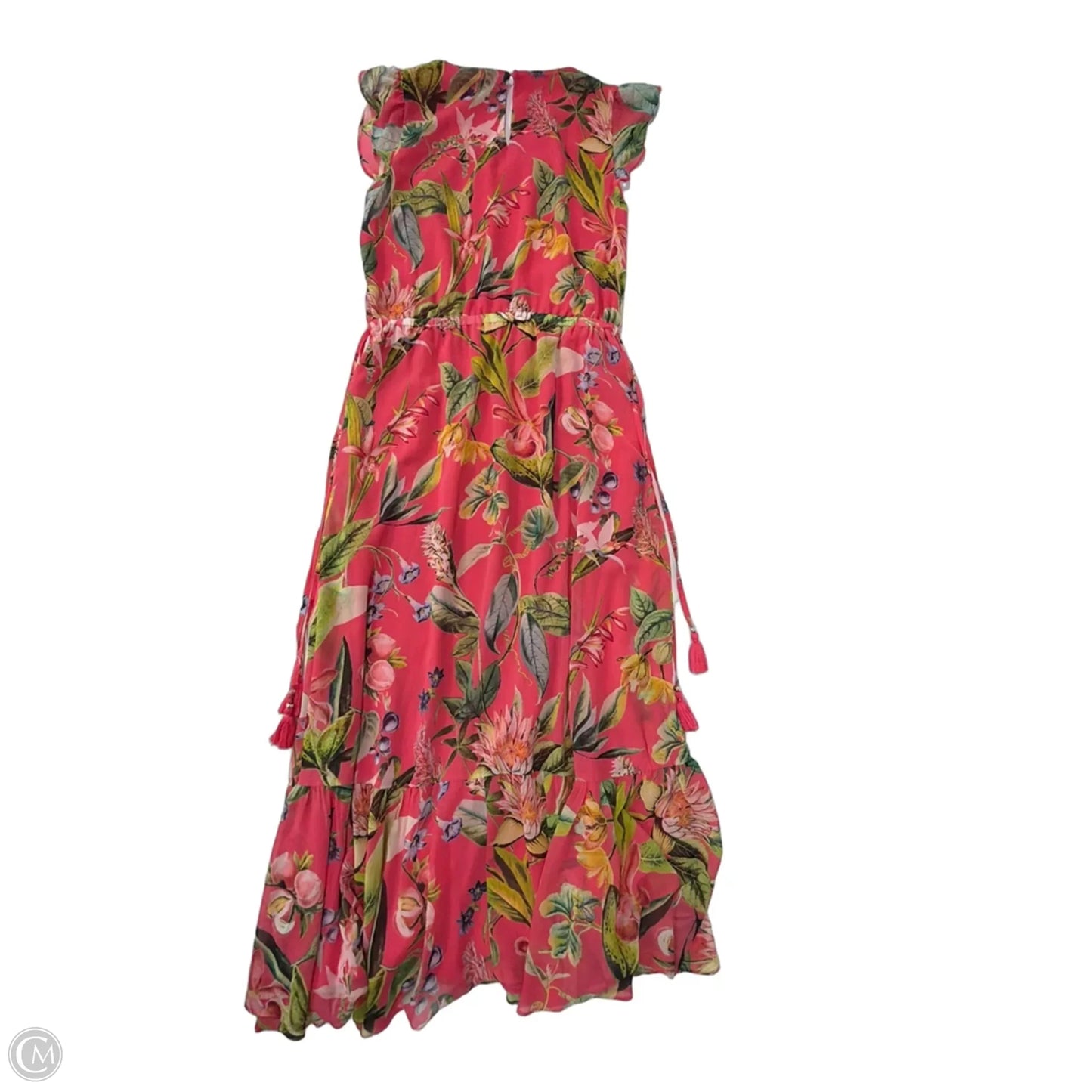 Dress Casual Maxi By Chicos In Floral Print, Size: Xs