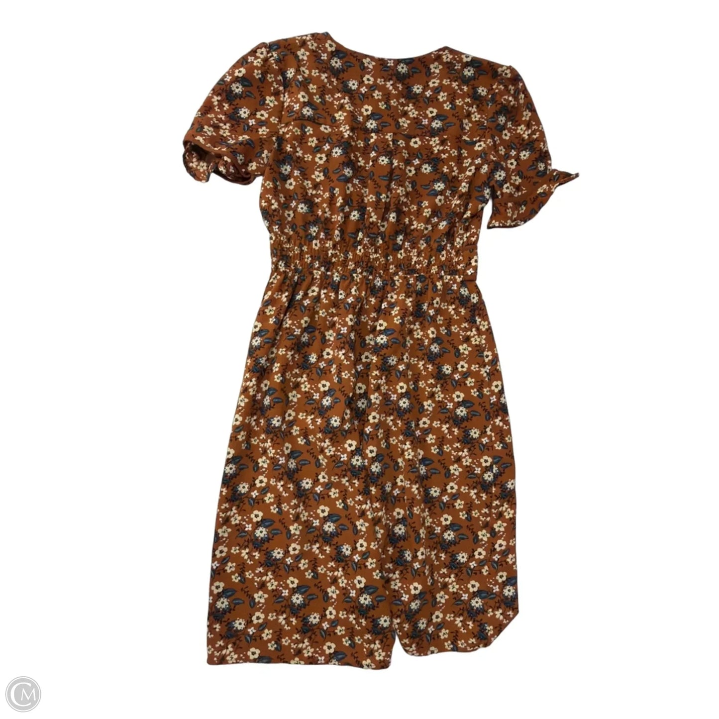 Dress Casual Short By Monteau In Floral Print, Size: M