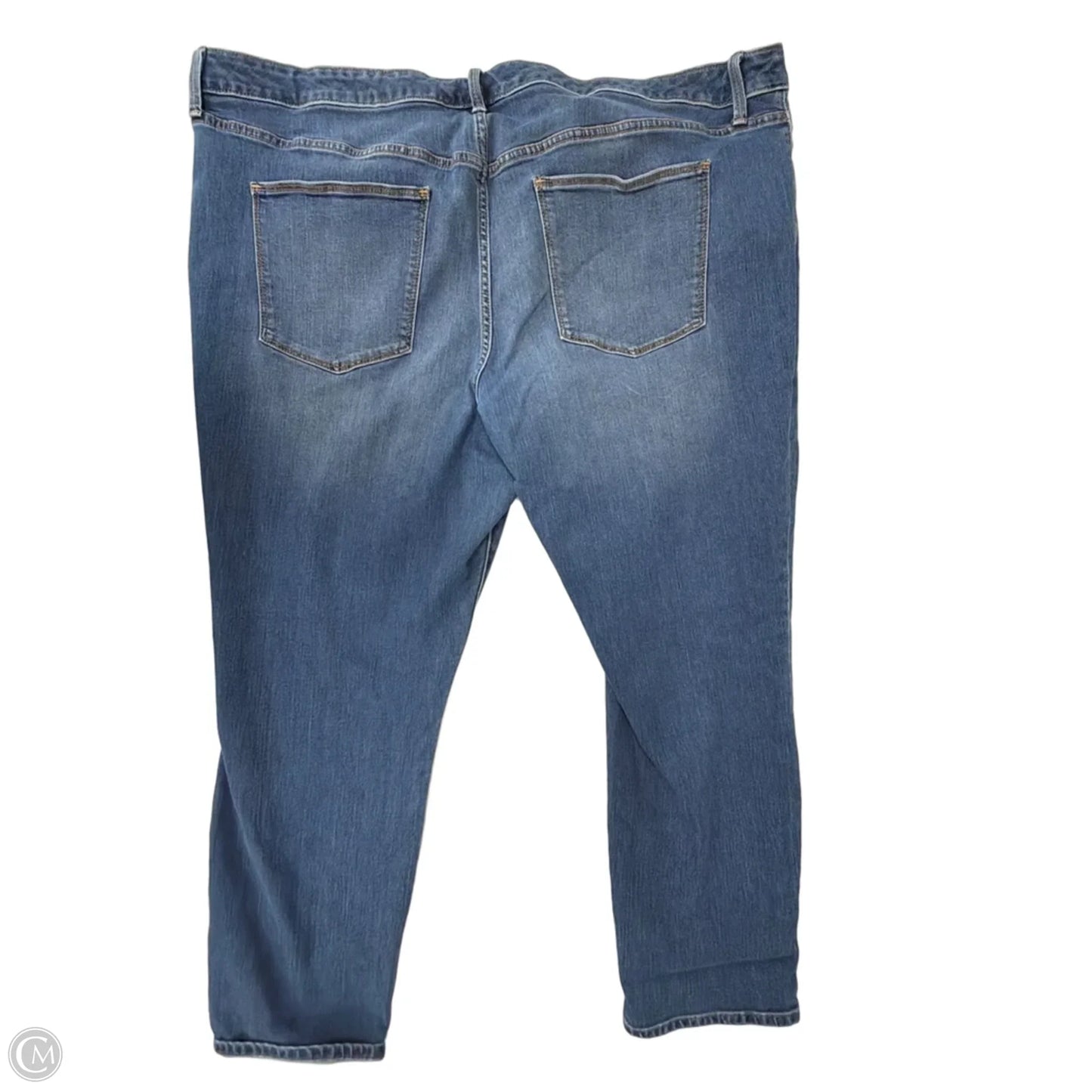 Jeans Cropped By Universal Thread In Blue Denim, Size: 26