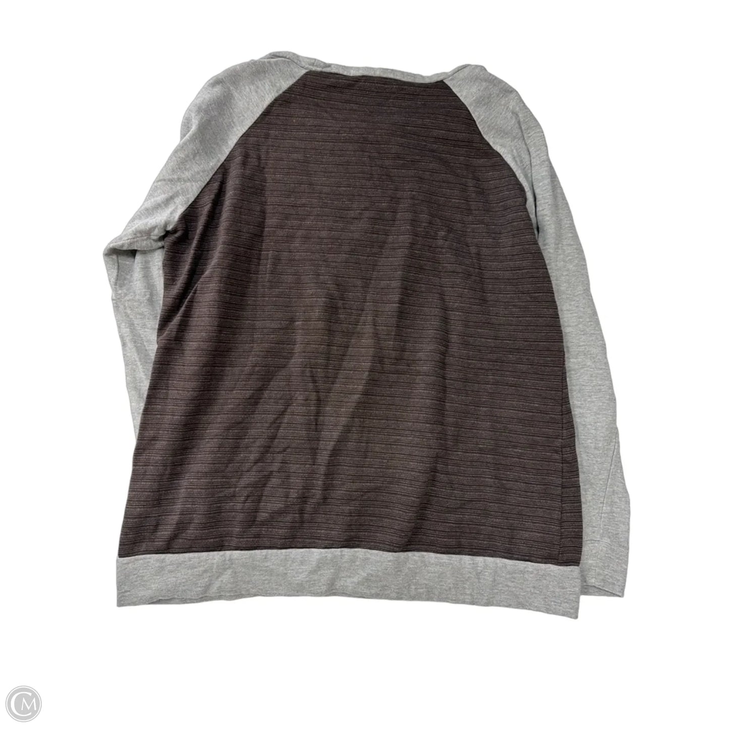 Top Long Sleeve By Clothes Mentor In Brown, Size: M