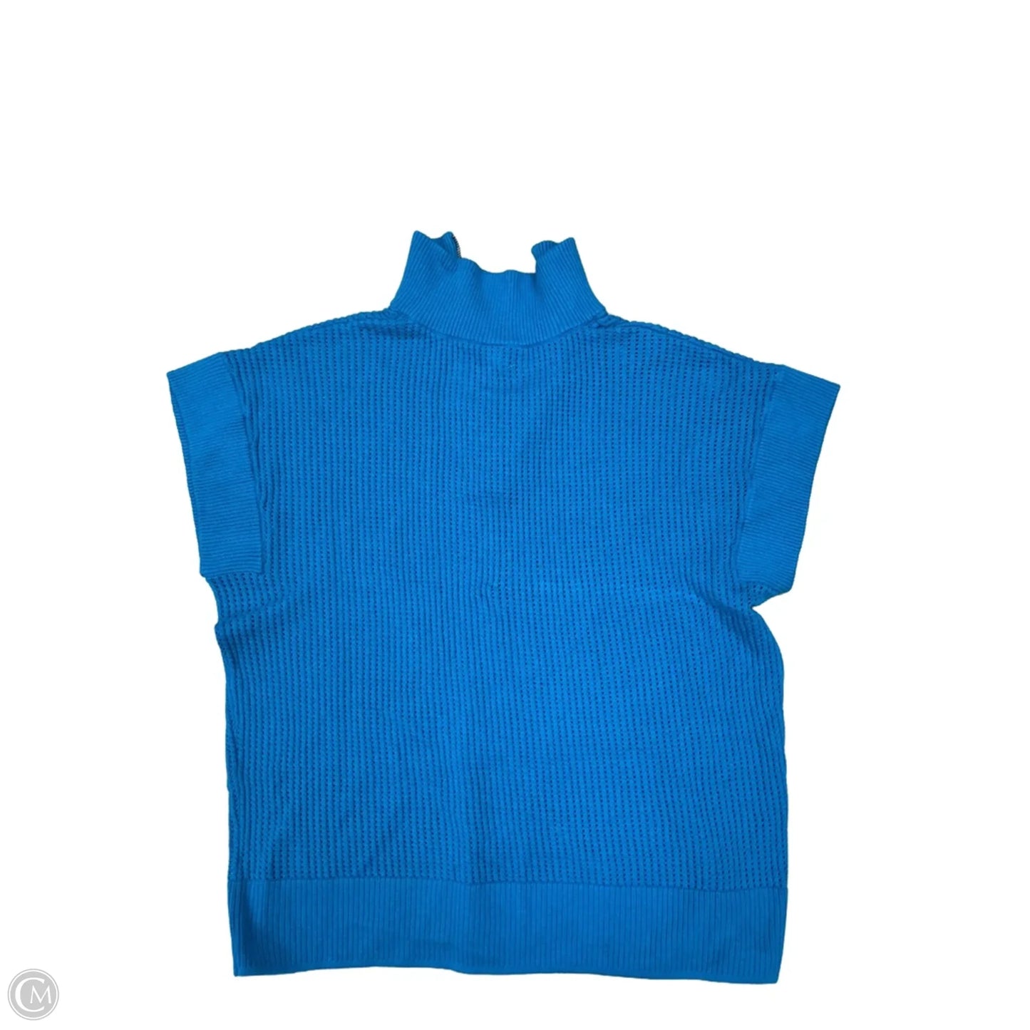 Top Short Sleeve By Livi Active In Blue & Brown, Size: 2x