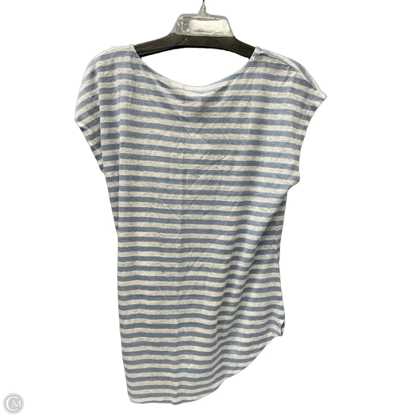 Top Short Sleeve By C And C In Striped Pattern, Size: L