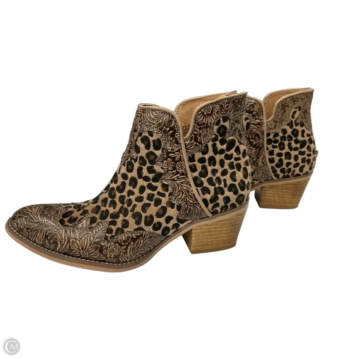 Boots Western By Clothes Mentor In Animal Print, Size: 8