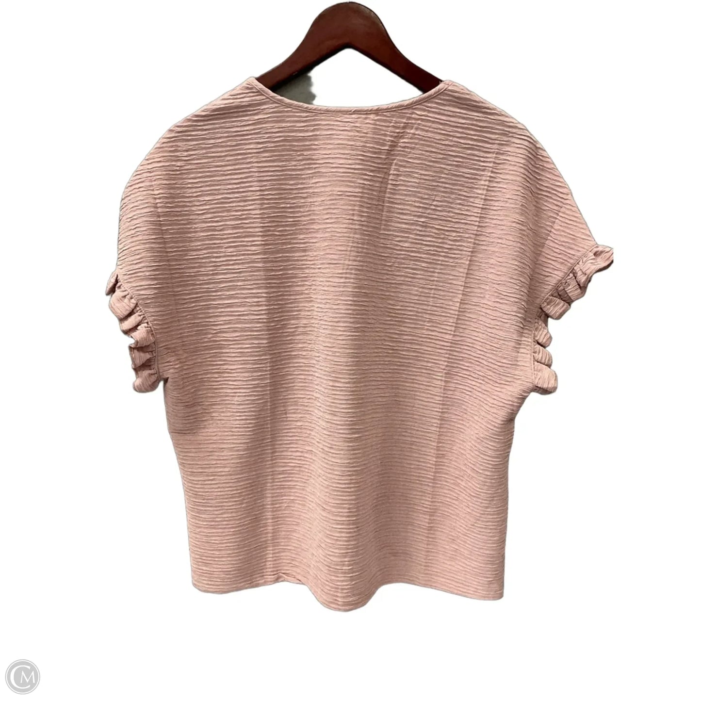 Top Short Sleeve By Clothes Mentor In Pink, Size: Xl