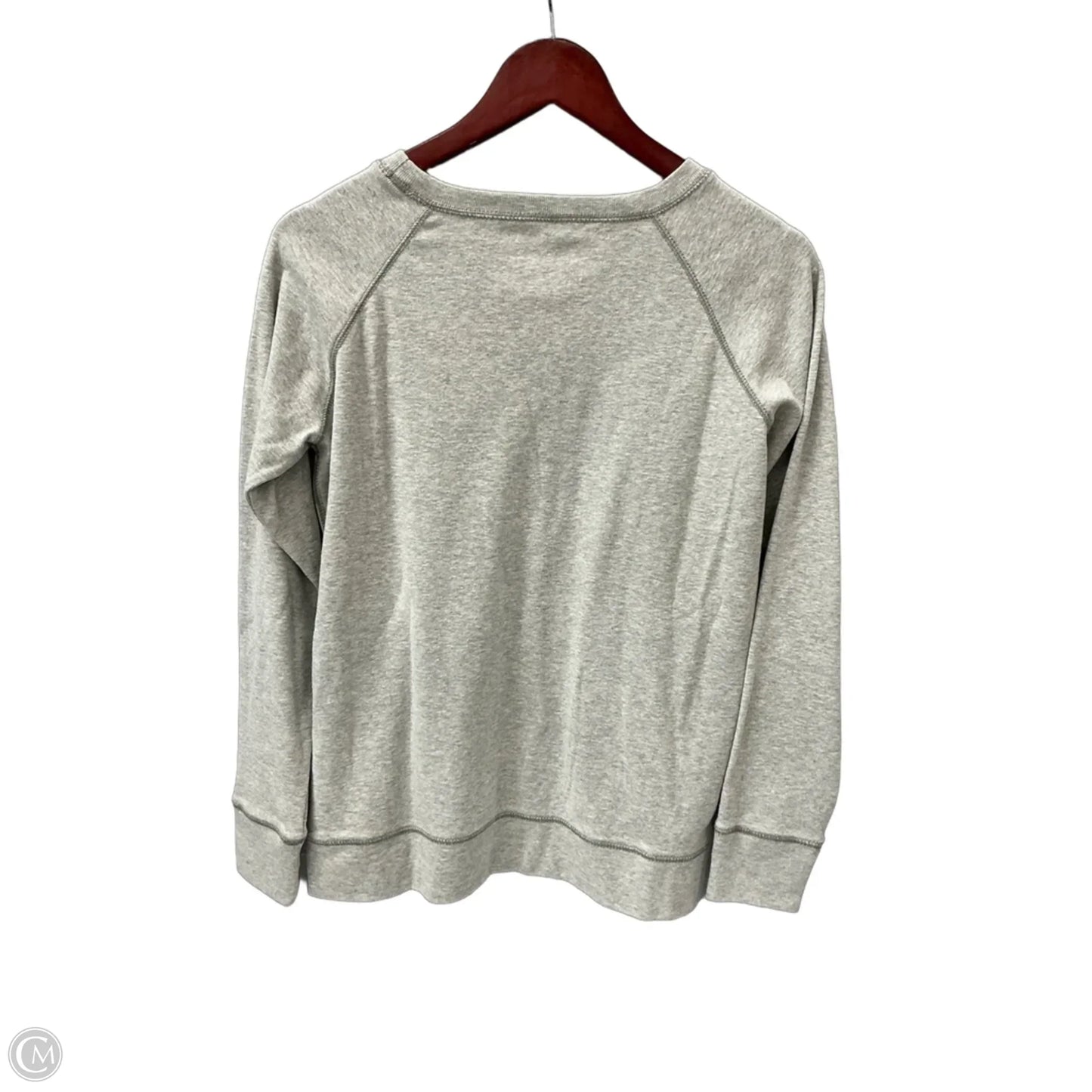 Top Long Sleeve By Eddie Bauer In Checkered Pattern, Size: Mp