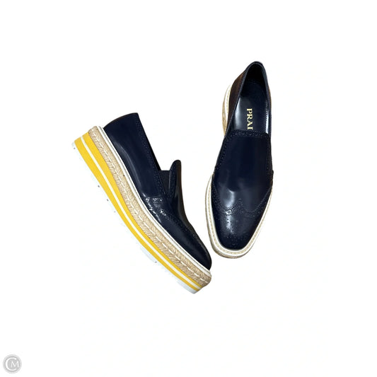 Shoes Luxury Designer By Prada In Navy