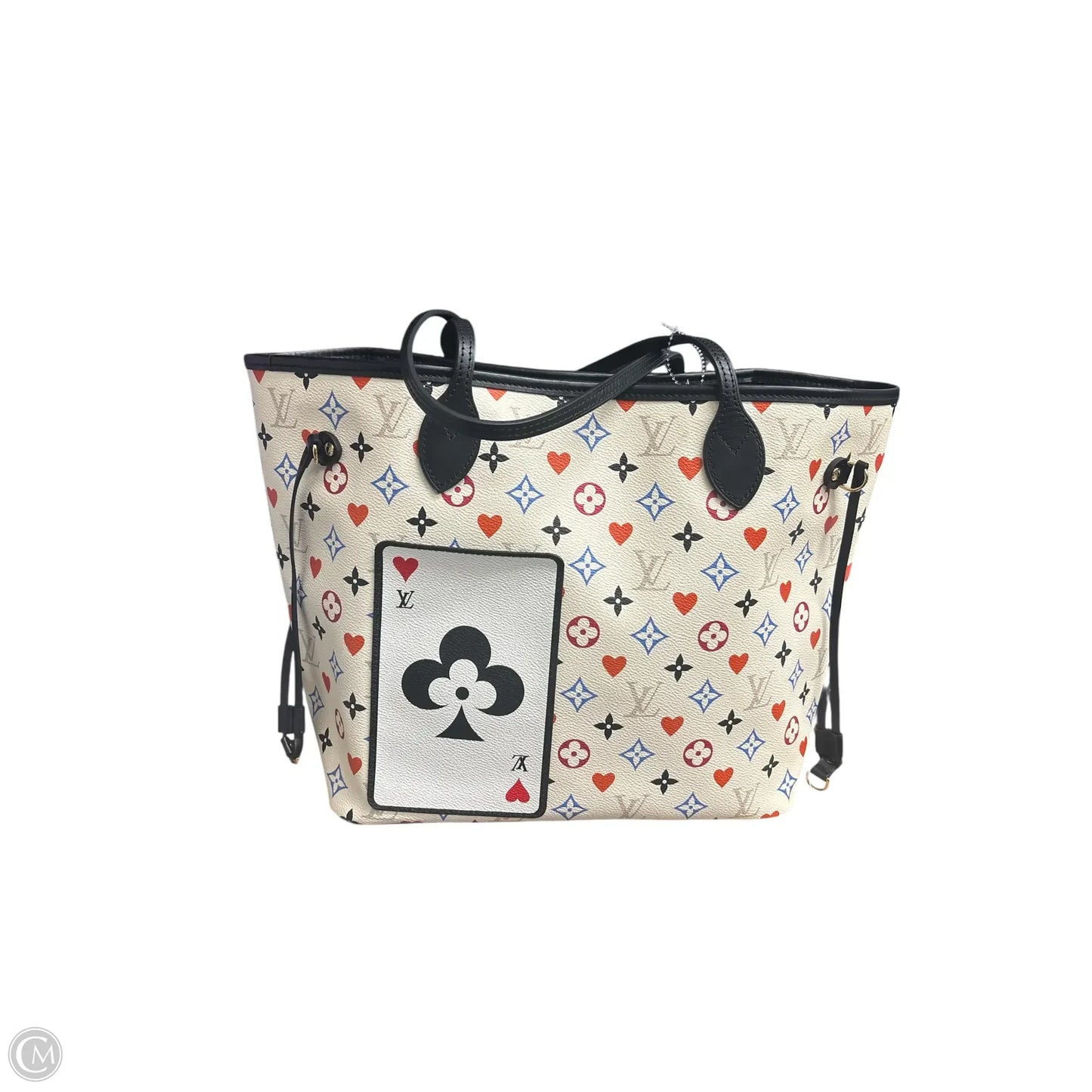 Louis Vuitton Neverfull MM Tote Multicolor Playing Card Print (Rare)