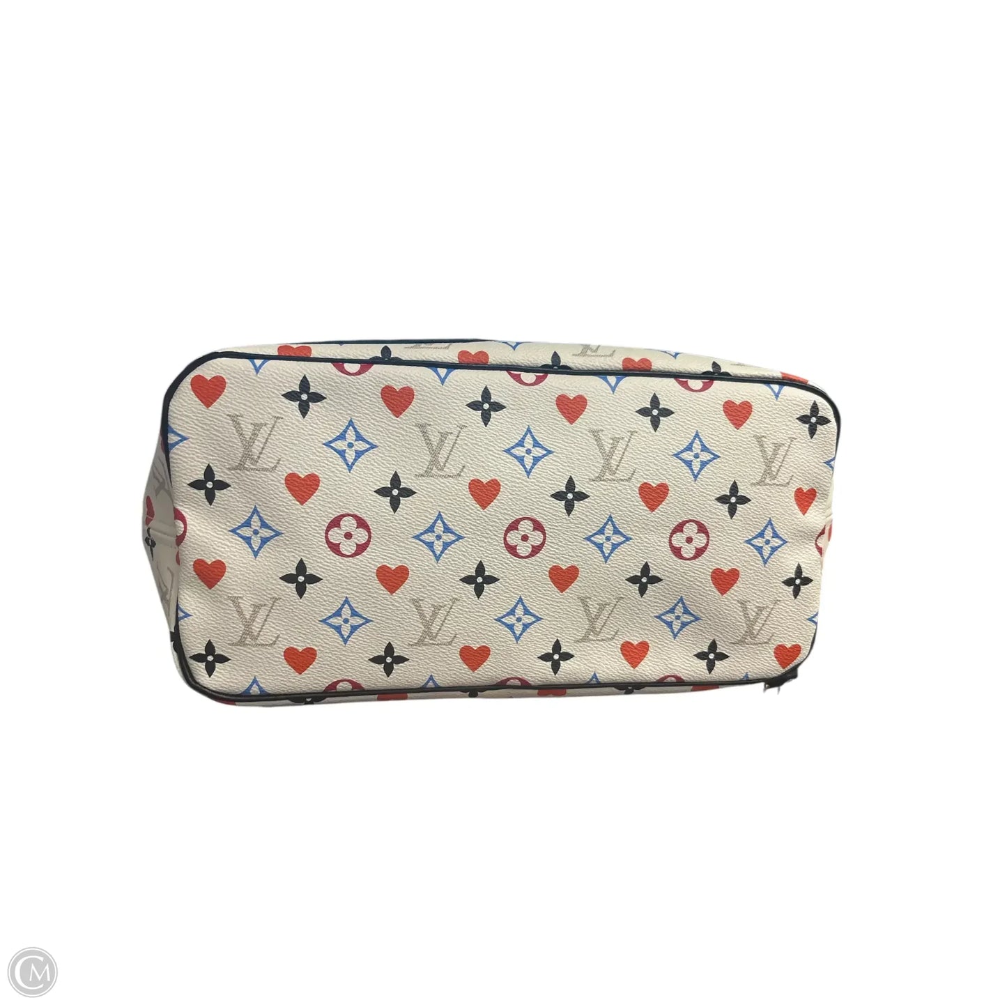 Louis Vuitton Neverfull MM Tote Multicolor Playing Card Print (Rare)