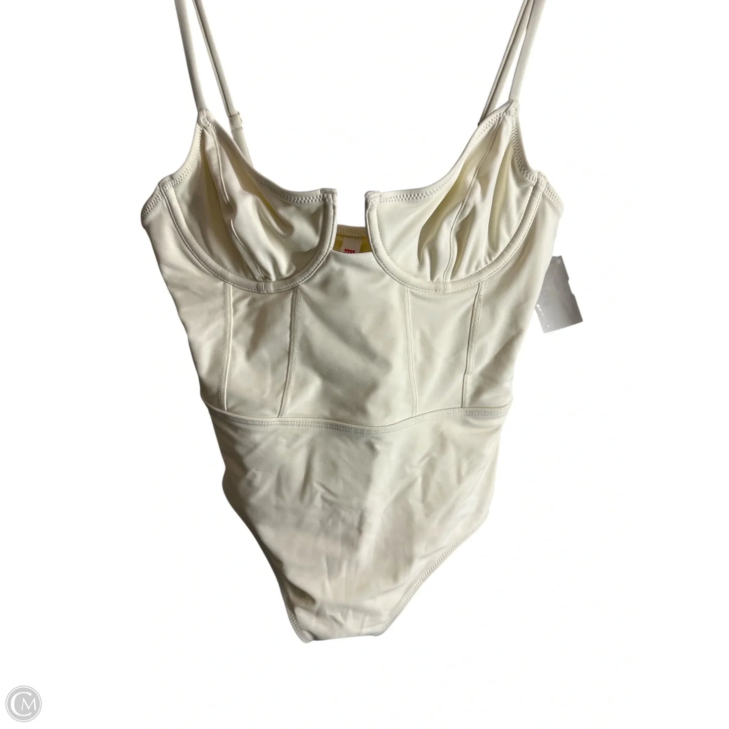 Swimsuit By Solid & Striped In Cream, Size: S