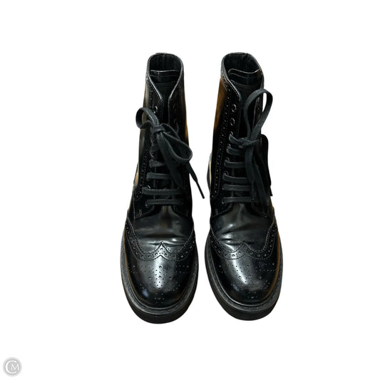 Boots Luxury Designer By Prada In Black