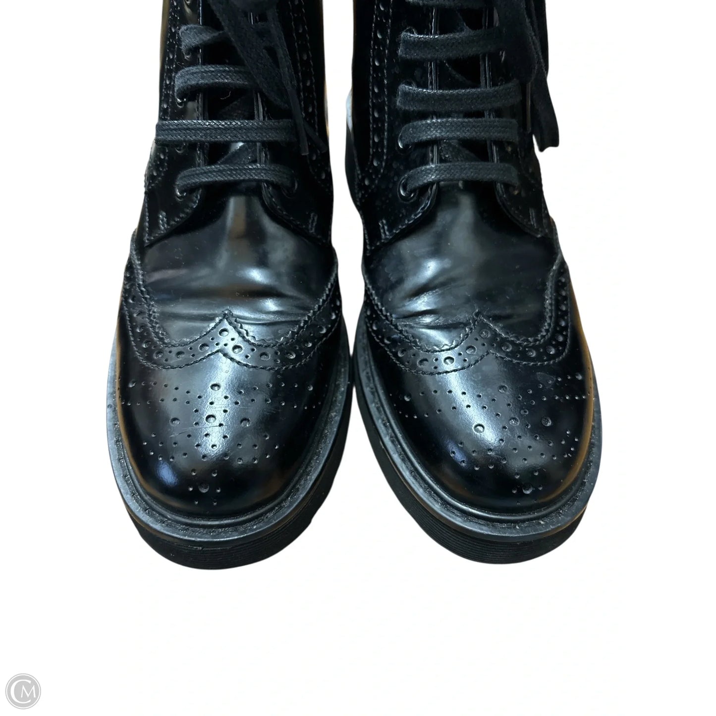 Boots Luxury Designer By Prada In Black