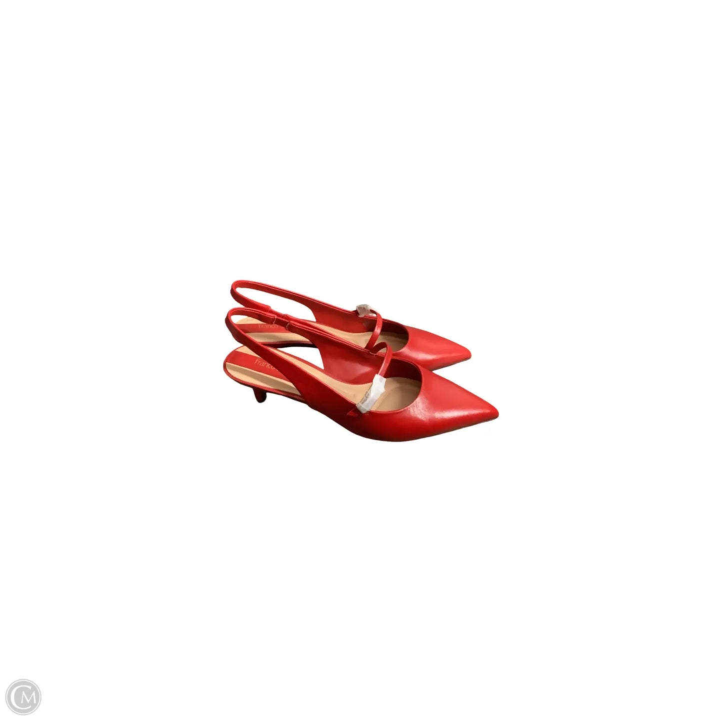 Shoes Heels Kitten By Franco Sarto In Red, Size: 8
