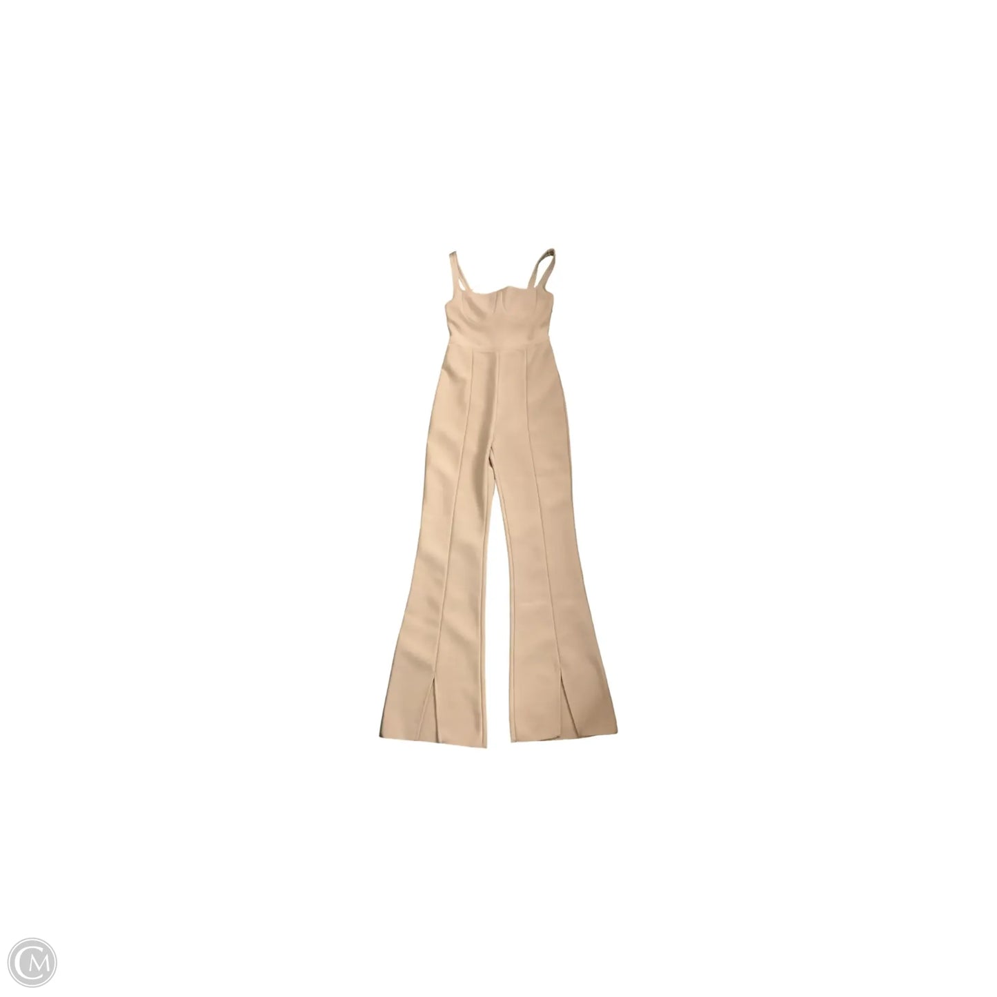 Jumpsuit By Clothes Mentor In Taupe, Size: S