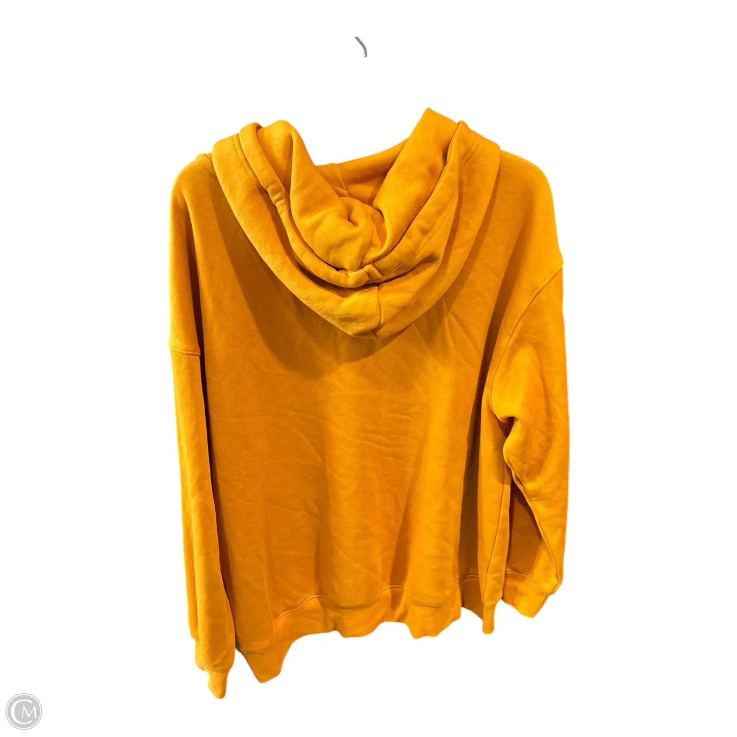 Sweatshirt Hoodie By Nike Apparel In Orange, Size: M