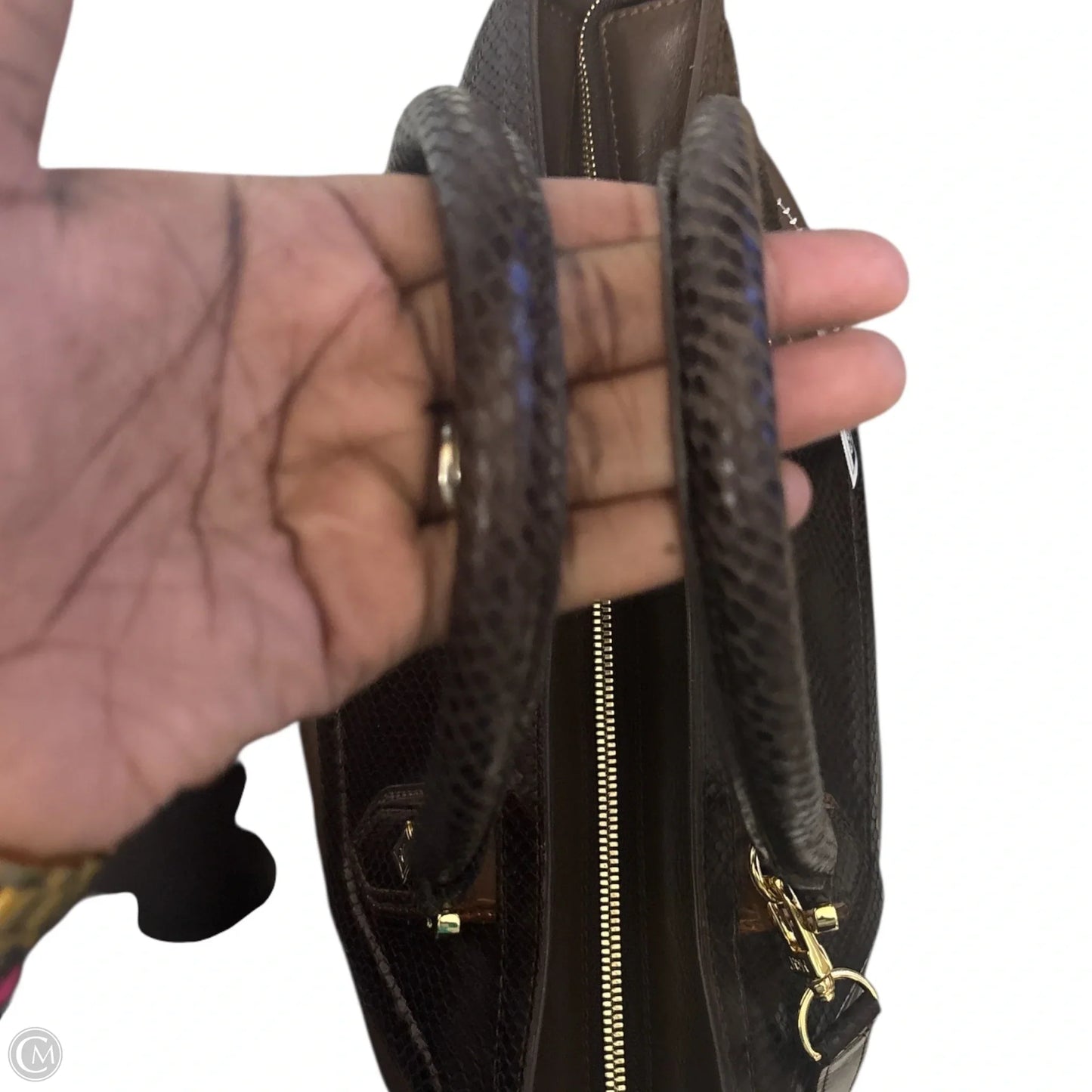 Handbag Luxury Designer By Mcm, Size: Large