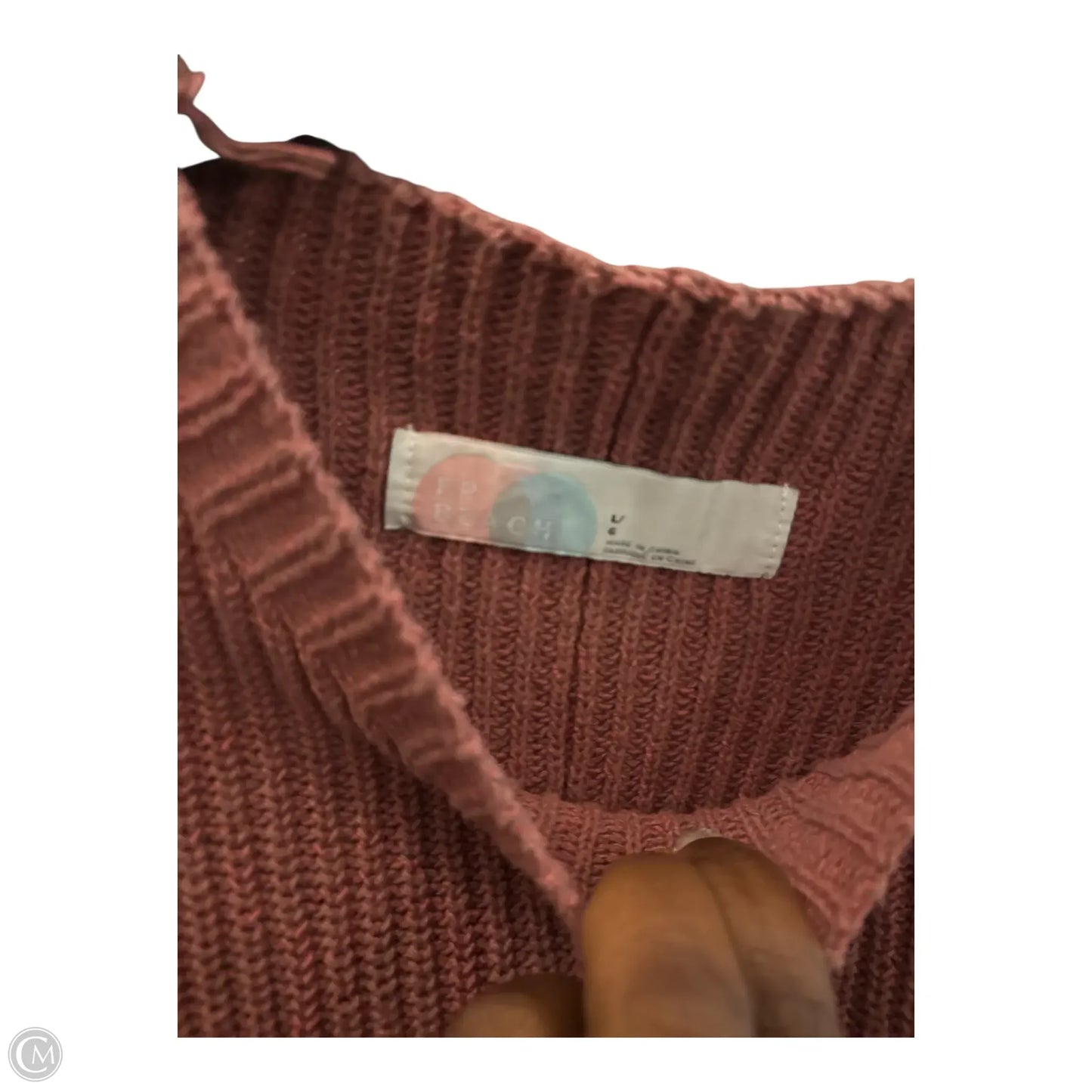 Sweater By Alya In Maroon, Size: M