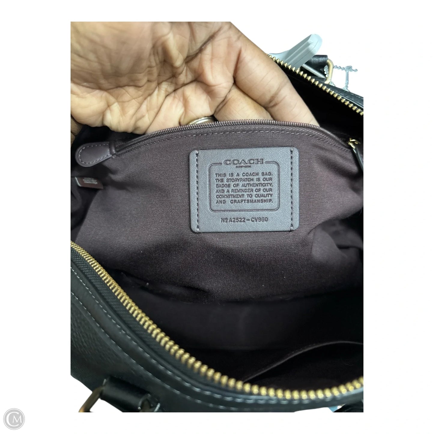 Handbag Designer By Coach, Size: Large