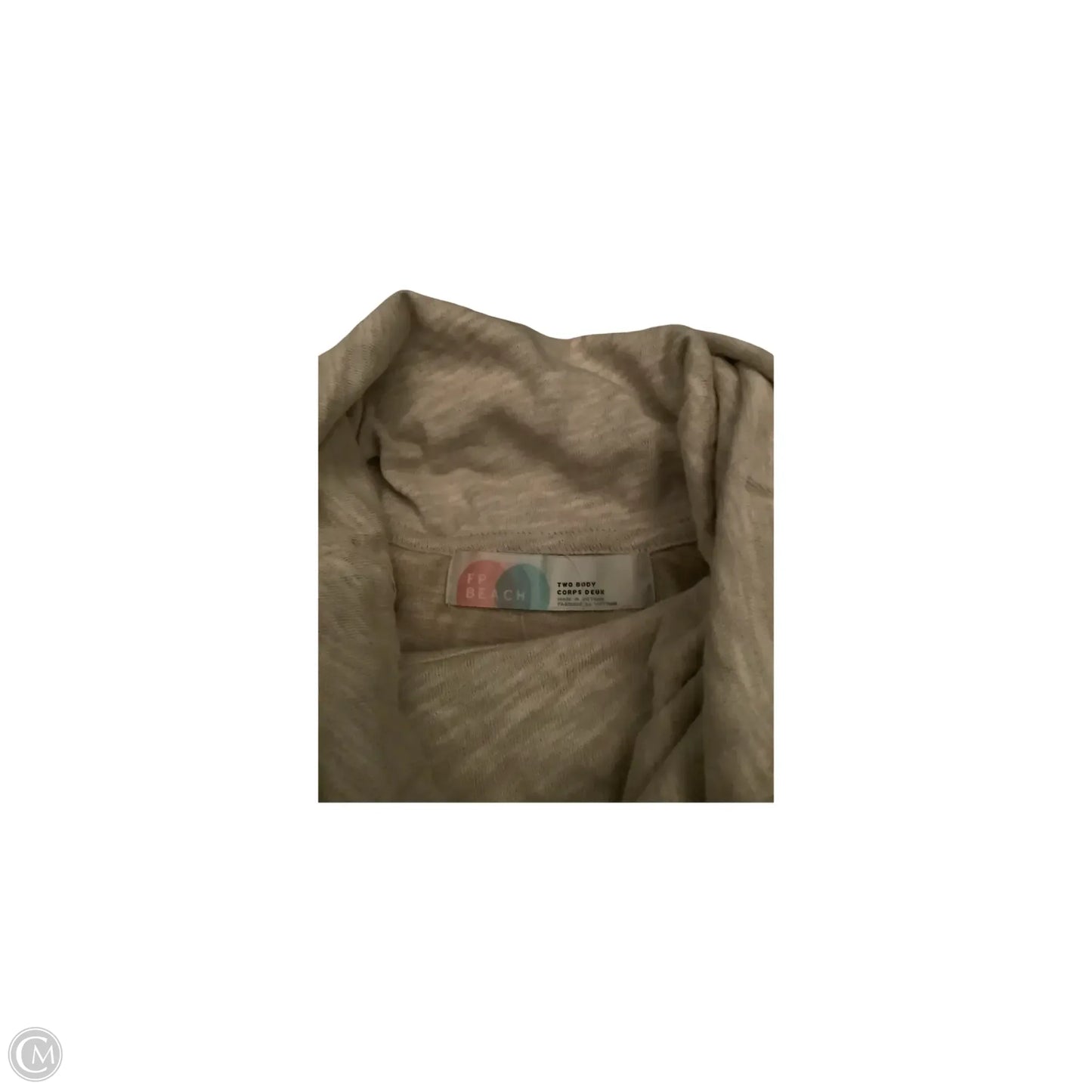 Top Long Sleeve Basic By Free People In Tan, Size: M