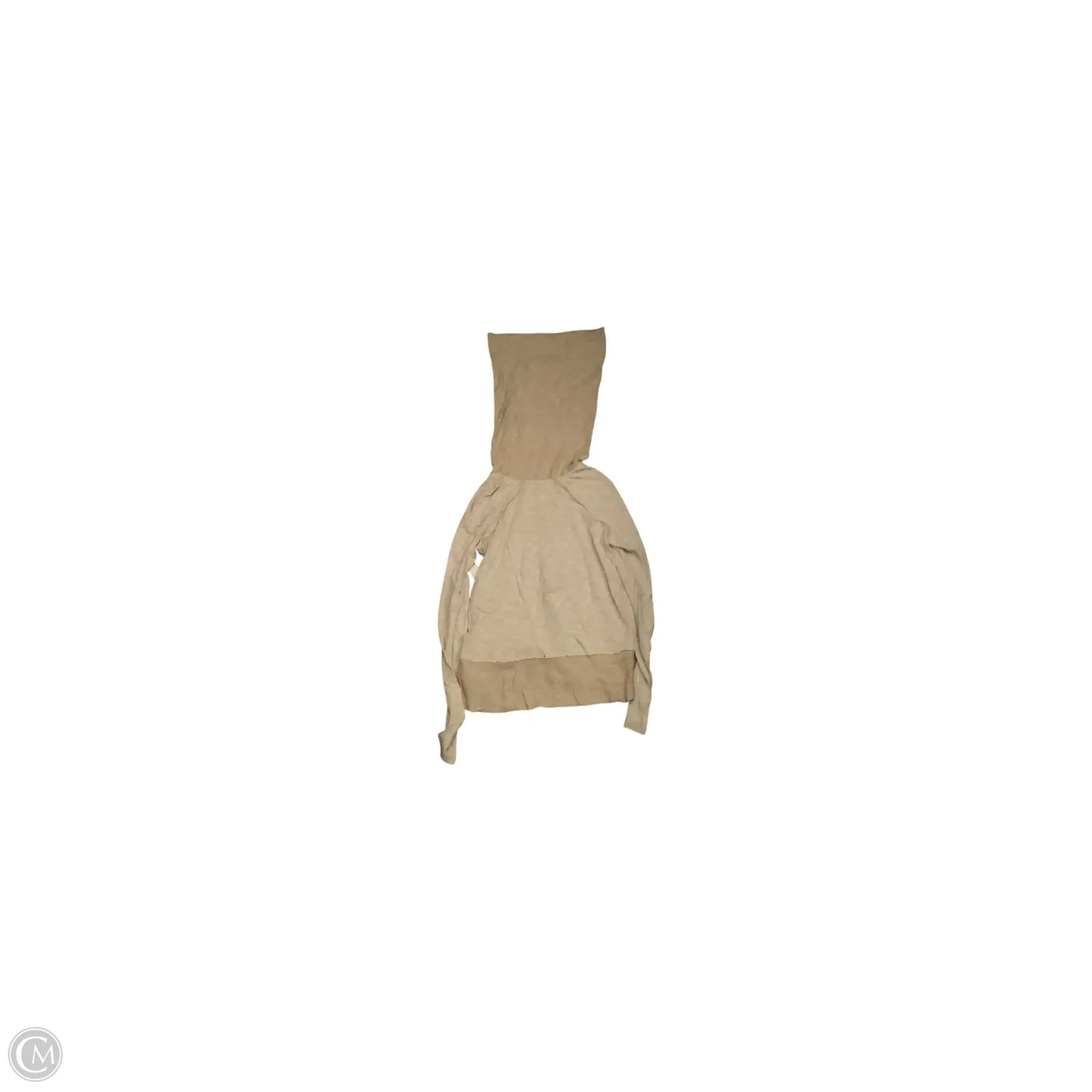Top Long Sleeve Basic By Free People In Tan, Size: M