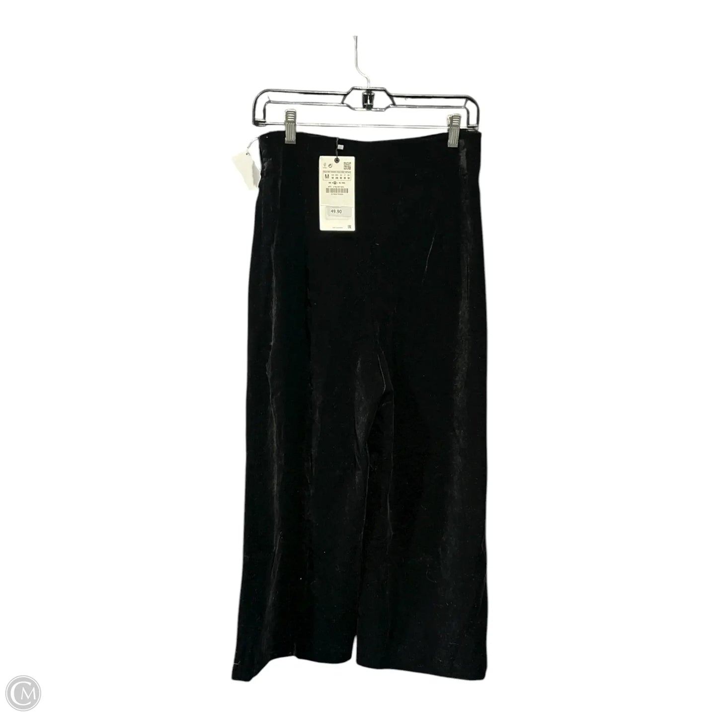 Pants Wide Leg By Zara In Black, Size: M
