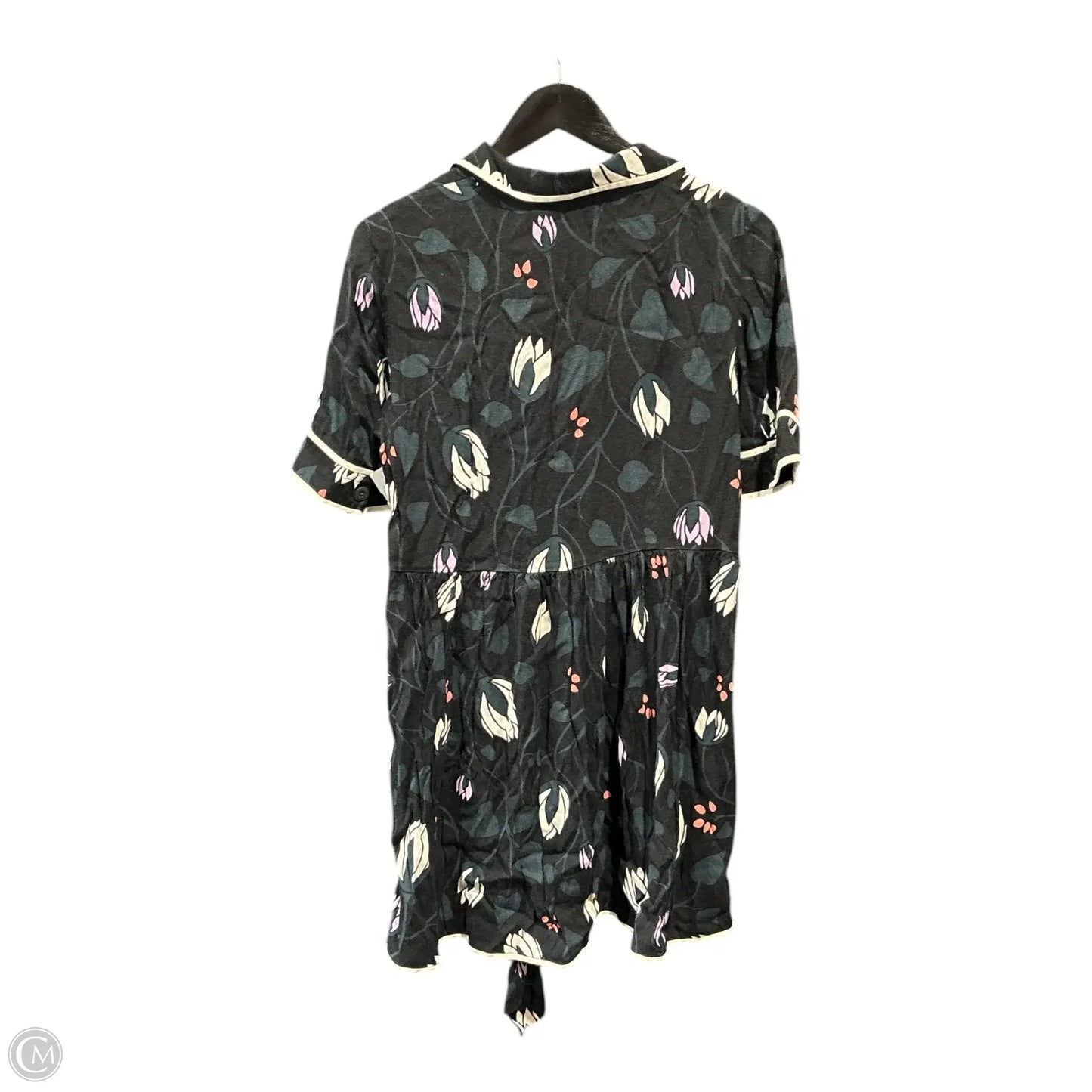 Dress Designer By Kate Spade In Black & Green, Size: 12