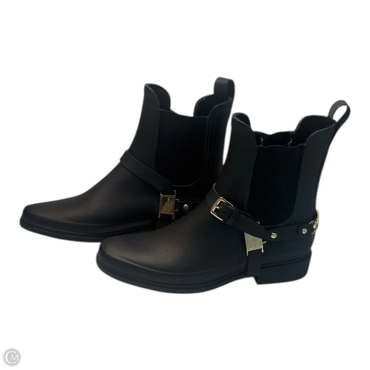 Boots Designer By Karl Lagerfeld In Black, Size: 7