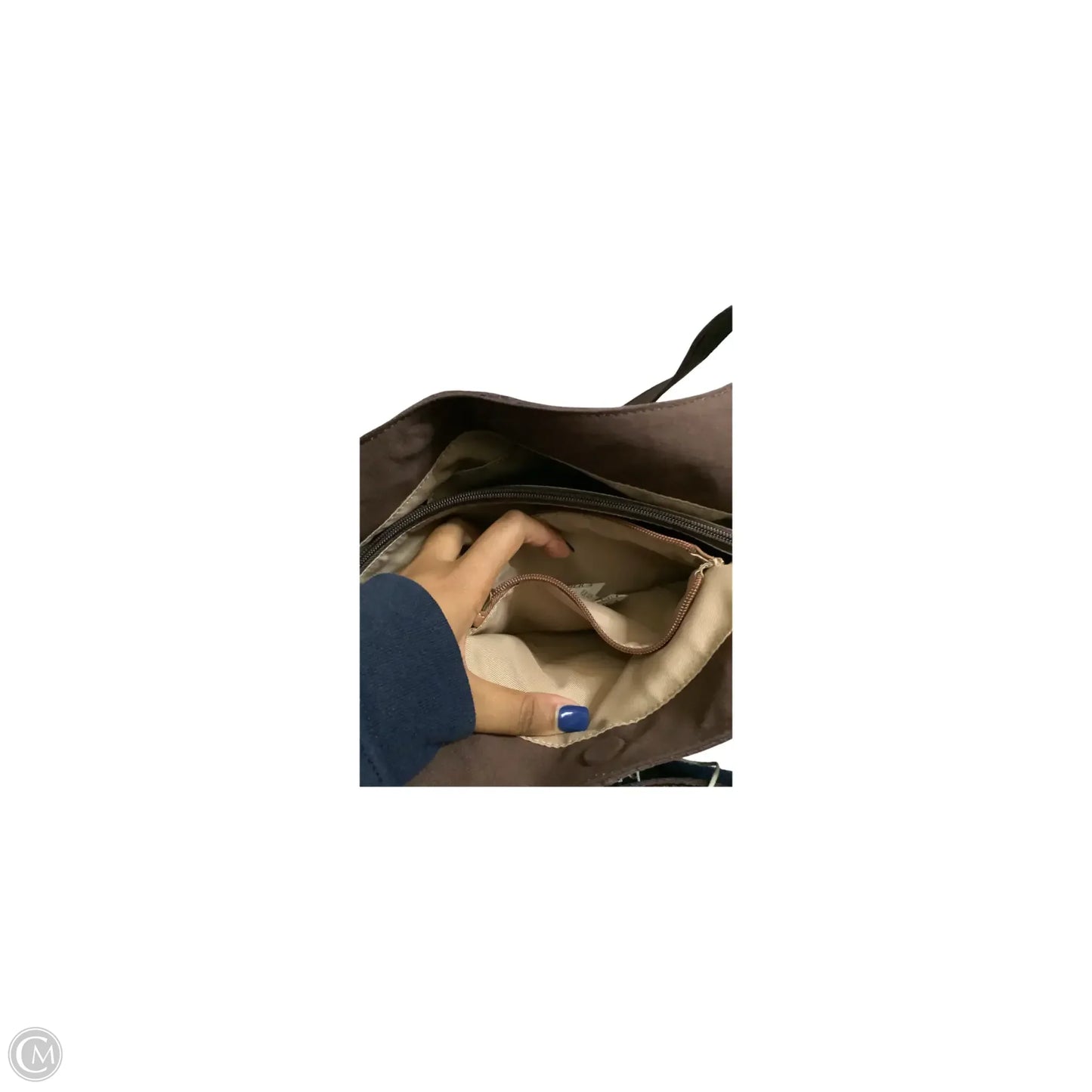 Handbag Leather By The Sak, Size: Large